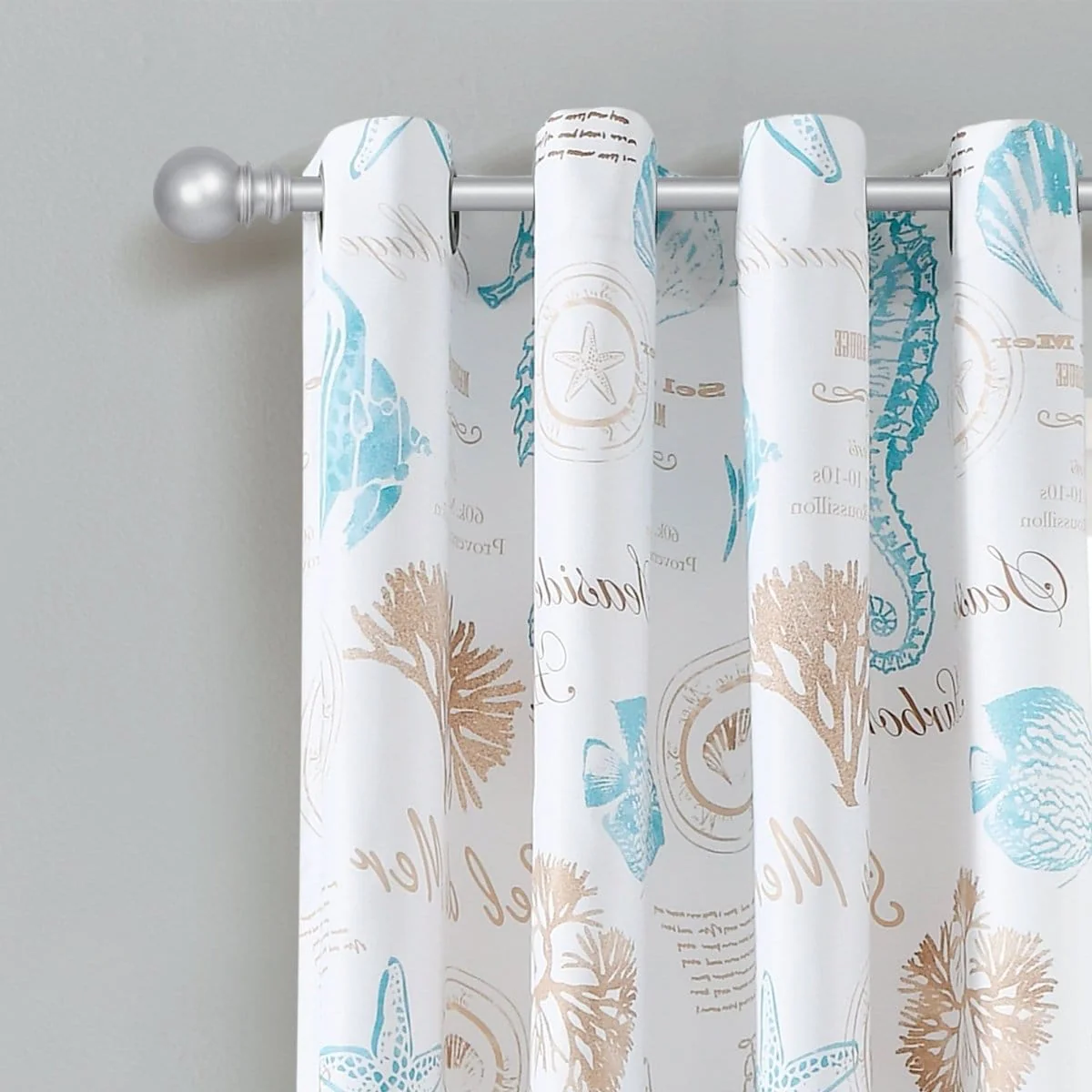 Harbor Life Light Filtering Window Curtain Panel Set - Image 2