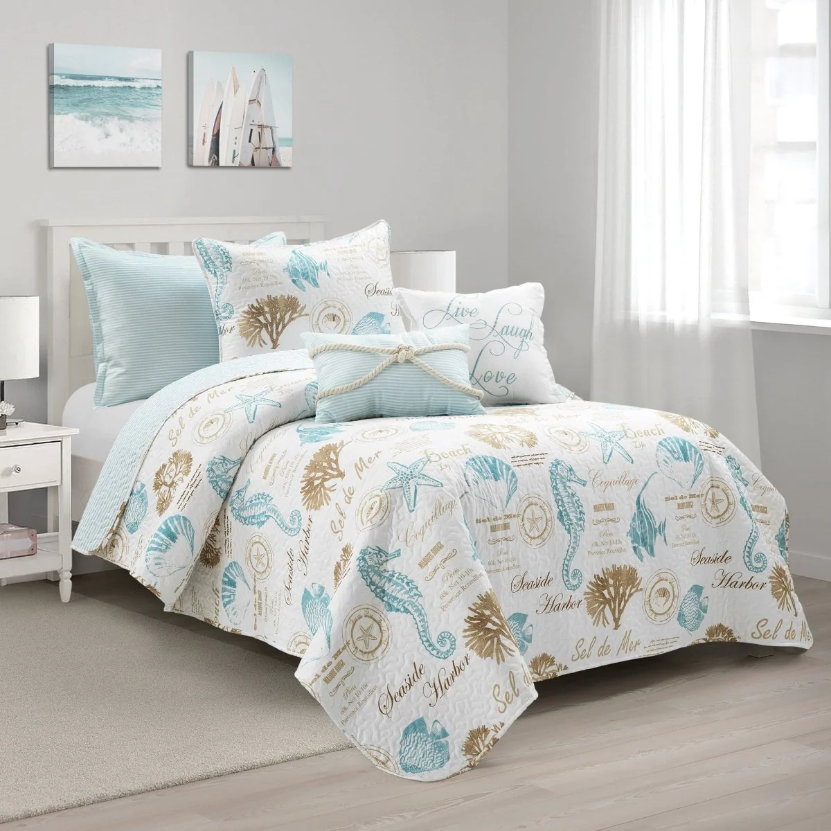 Harbor Life Reversible Quilt Set - Image 2