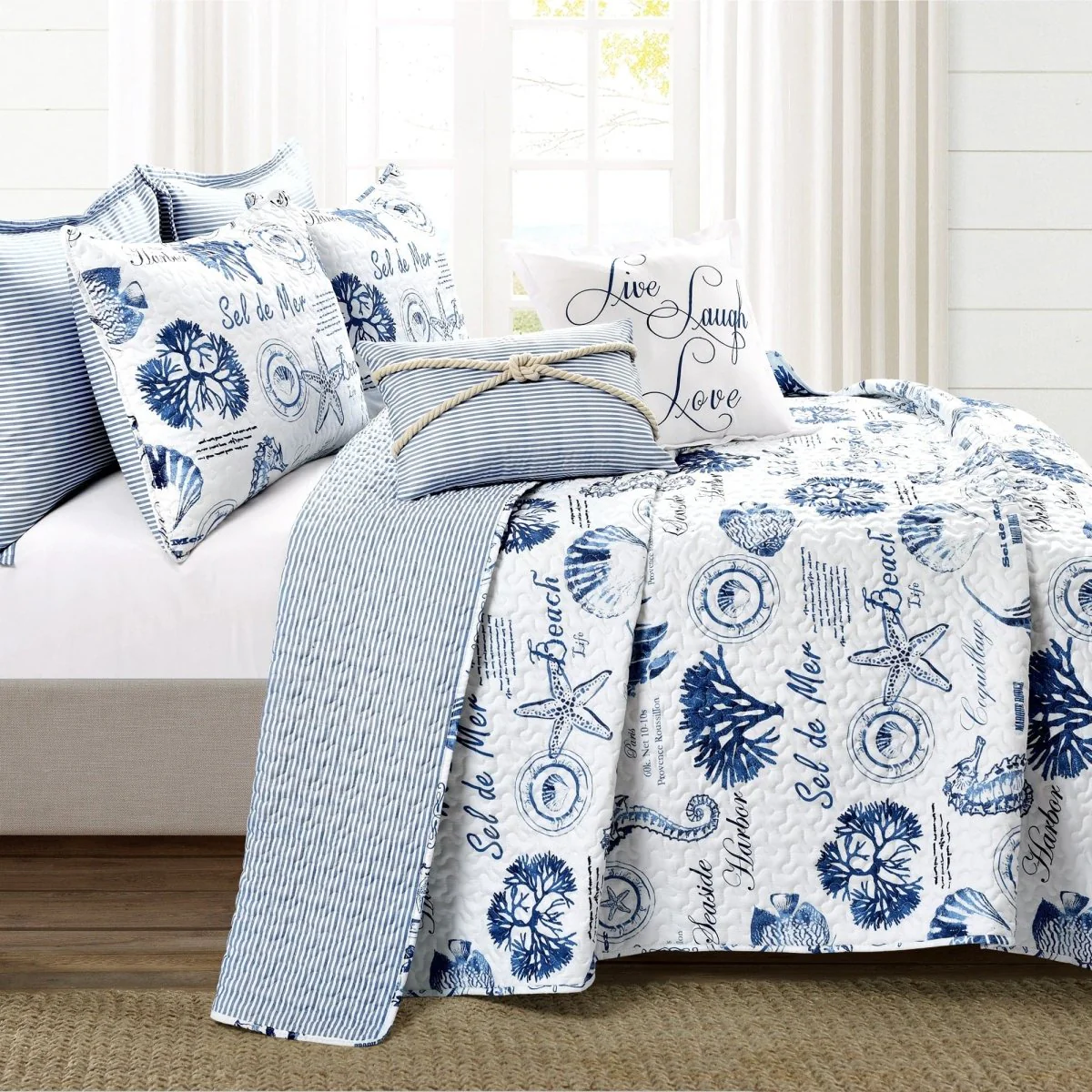 Harbor Life Reversible Quilt Set - Image 3