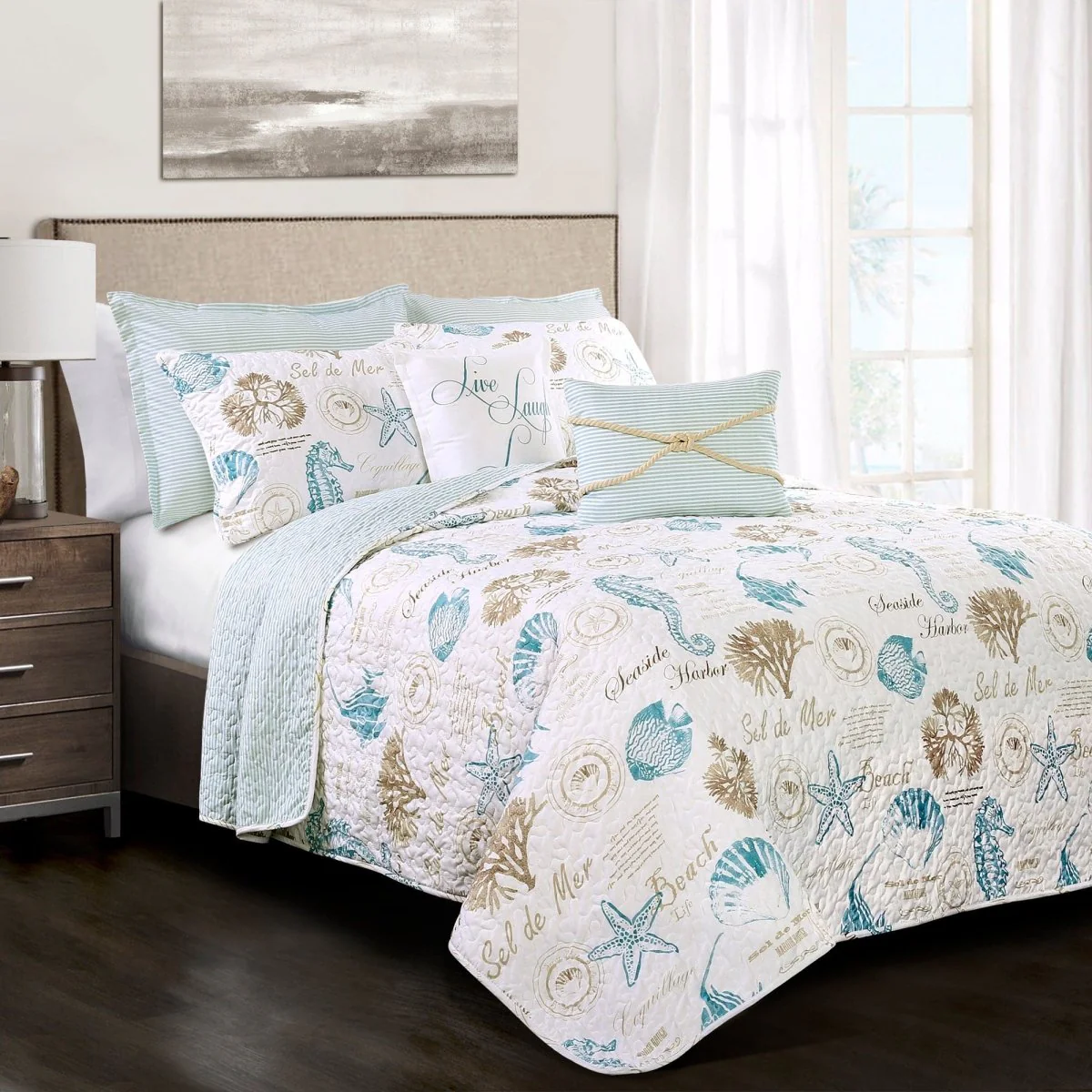Harbor Life Reversible Quilt Set - Image 7