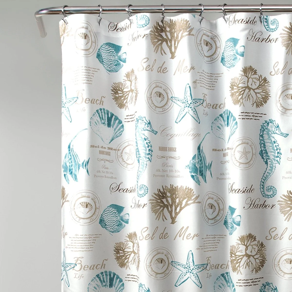 Harbor Life Shower Curtain - Image 2