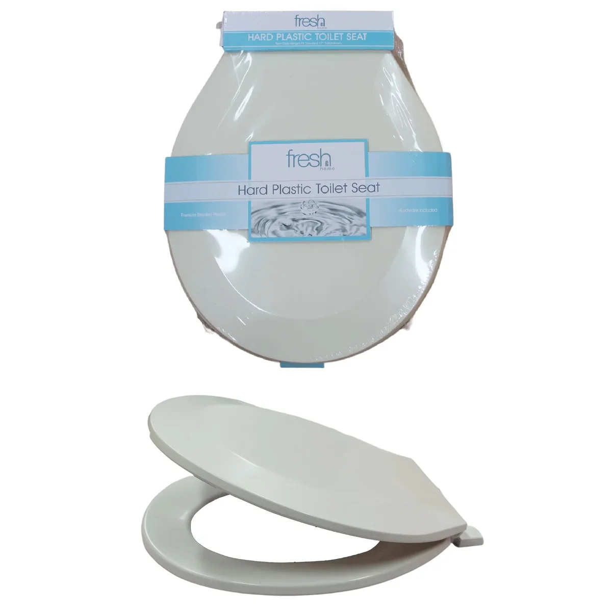 Hard Plastic Toilet Seat With Beveled Edges - Image 16