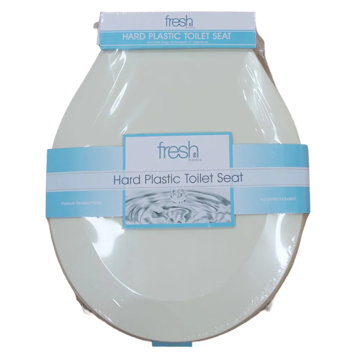 Hard Plastic Toilet Seat With Beveled Edges - Image 6