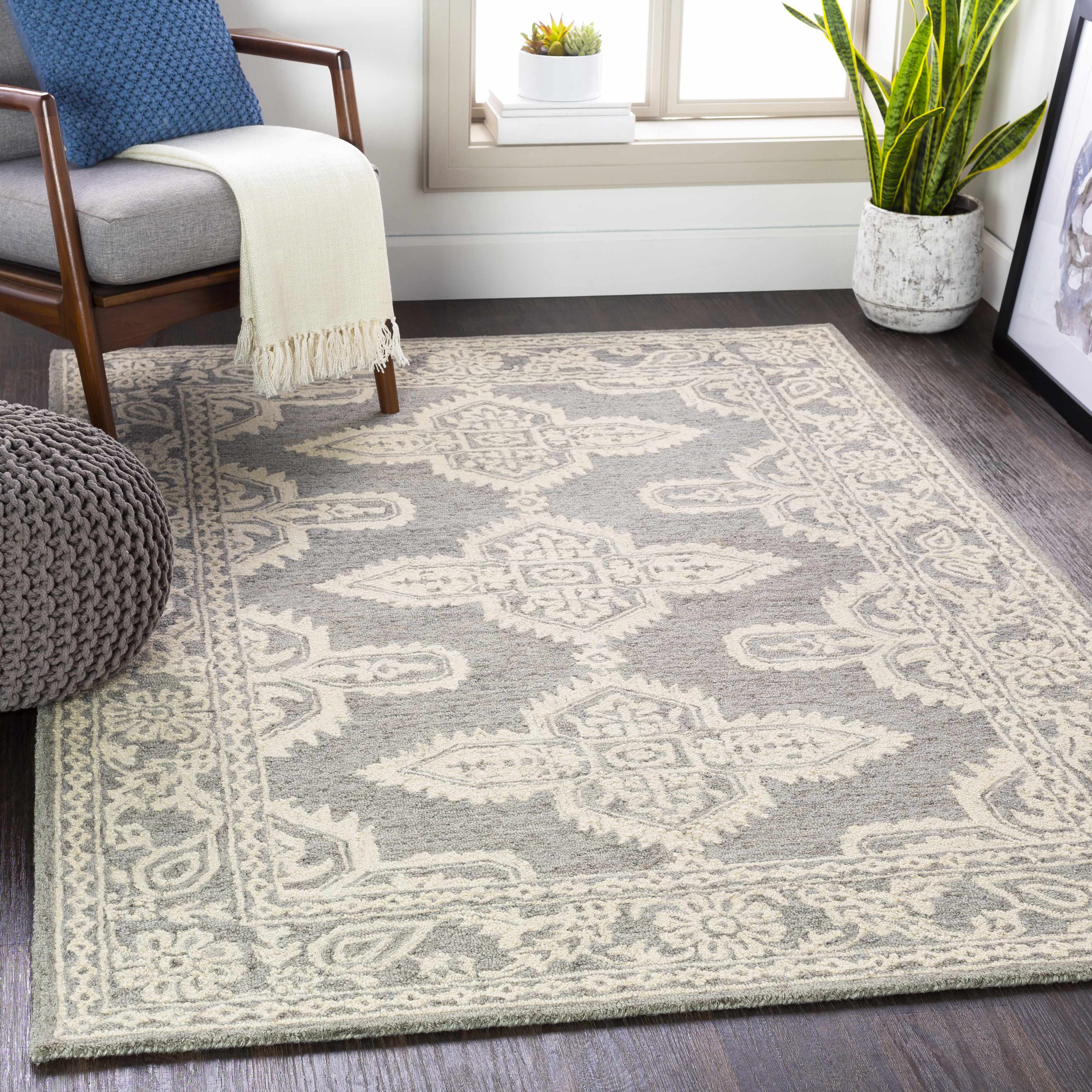 Hardesty Hand Tufted Wool Rug - Clearance - Image 2