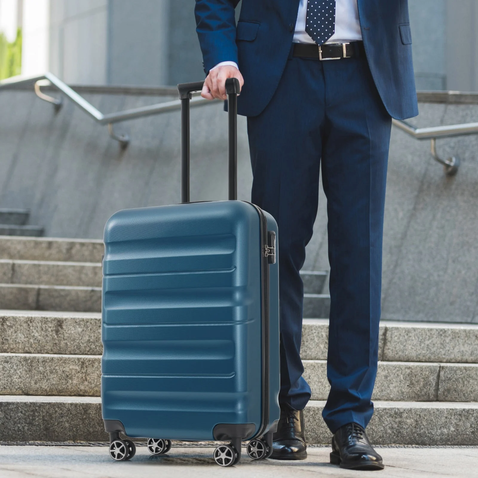 Hardshell ABS Carry-On Luggage Set with Spinner Wheels - Image 9