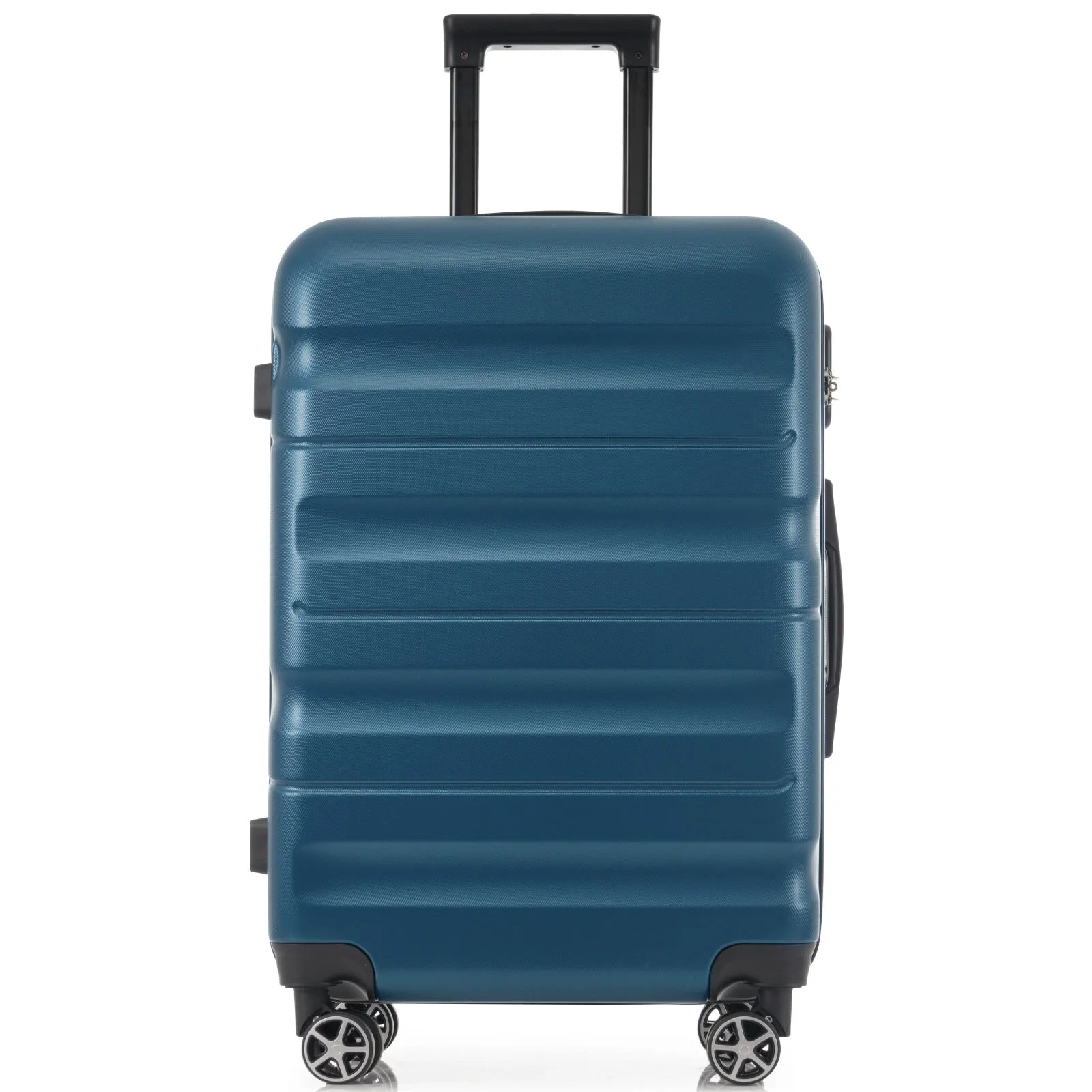 Hardshell ABS Luggage Set 24-Inch Spinner Suitcase with 2 Packing Cubes - Image 7