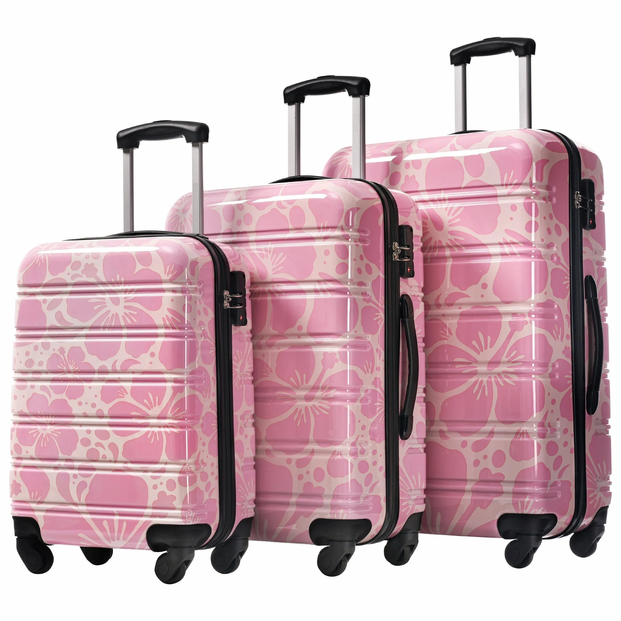 Hardshell Luggage Sets 3 Pcs Spinner Suitcase with TSA Lock - Image 22