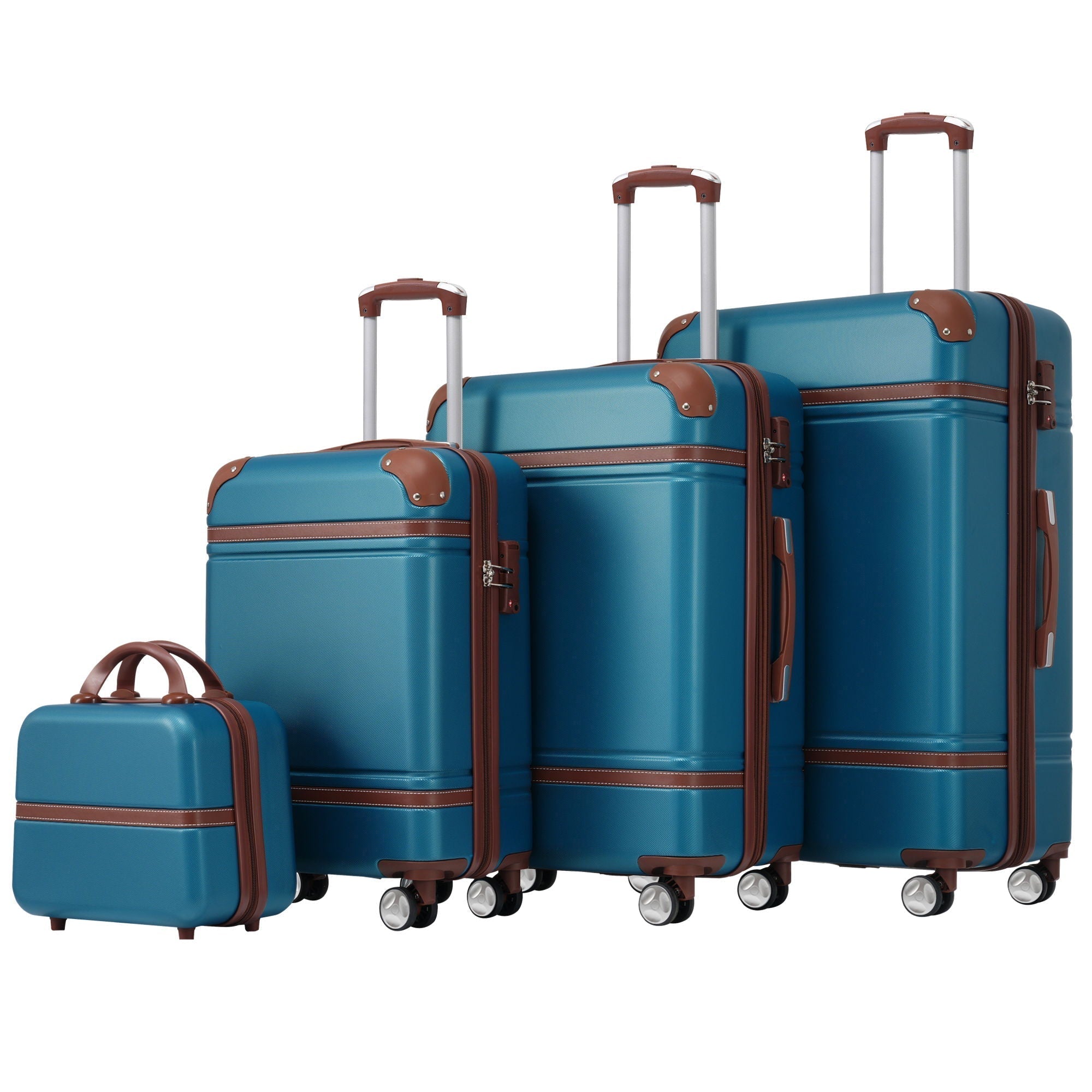 Hardshell Luggage Sets 4 Pieces 20" / 24" / 28" and Cosmetic Case - Image 23