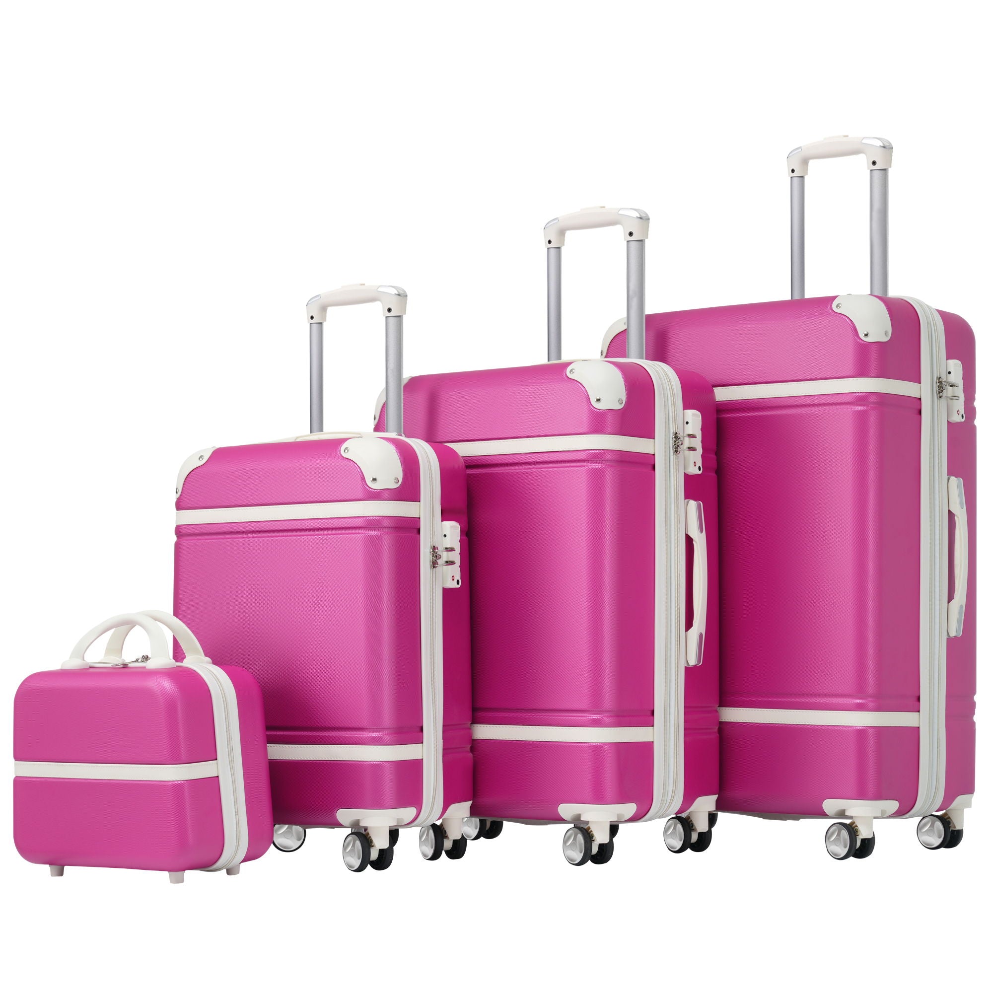 Hardshell Luggage Sets 4 Pieces 20" / 24" / 28" and Cosmetic Case - Image 34