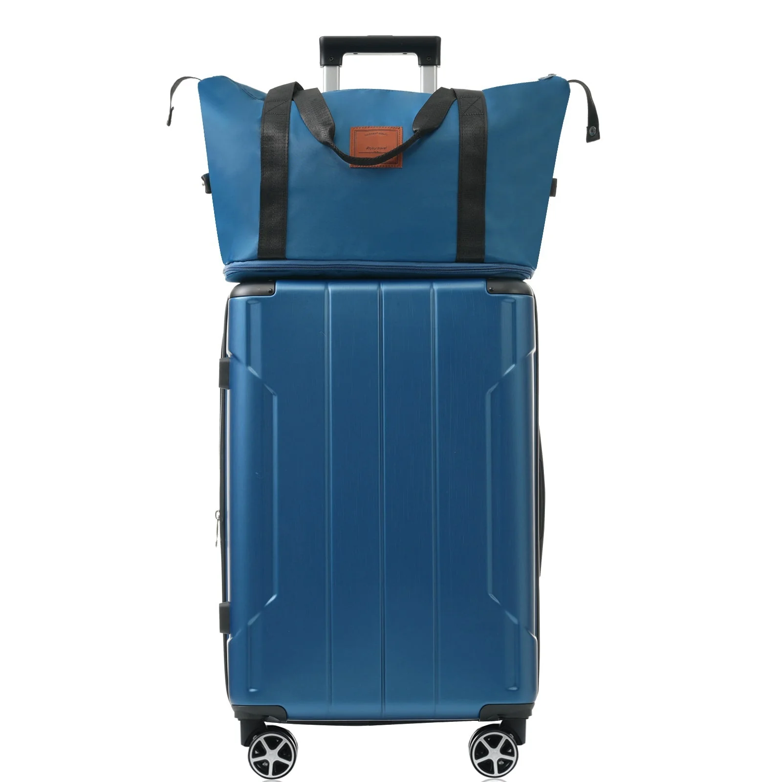 Hardshell Luggage Sets 6 Piece Suitcase Set Blue - Image 14