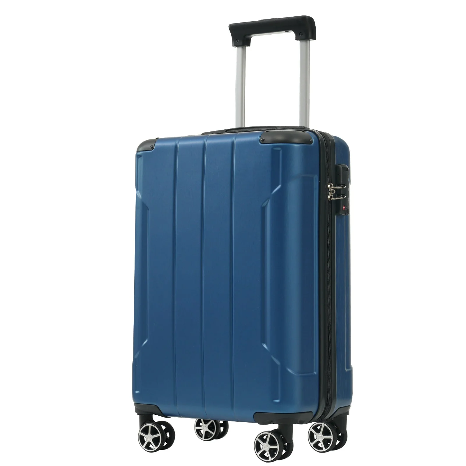 Hardshell Luggage Sets 6 Piece Suitcase Set Blue - Image 15