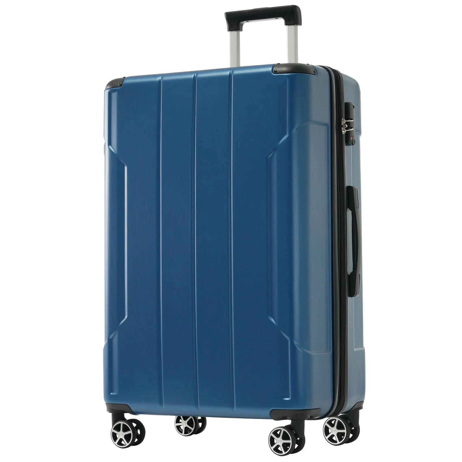 Hardshell Luggage Sets 6 Piece Suitcase Set Blue - Image 16