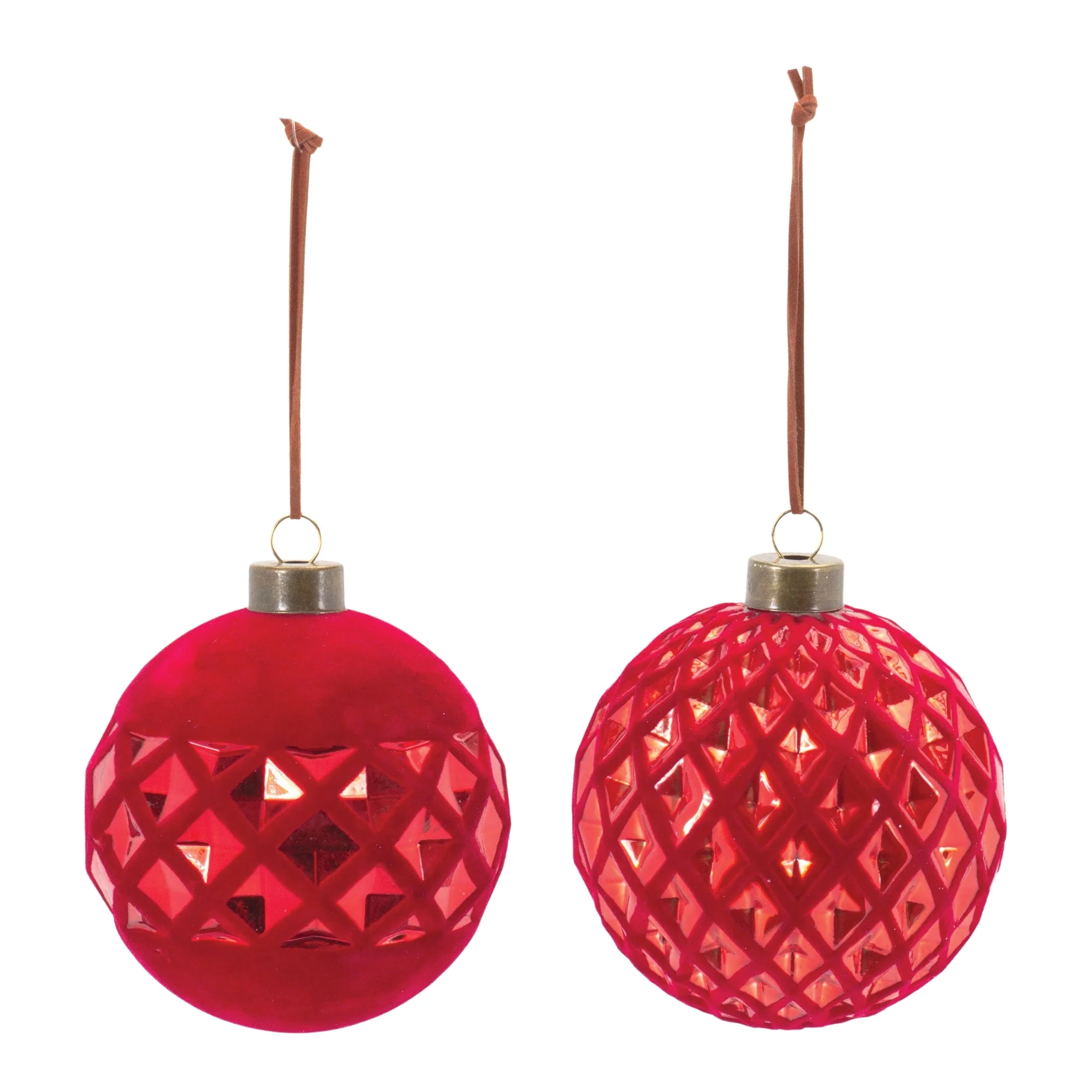 Harlequin Glass Ball Ornament (Set of 12) - Image 2
