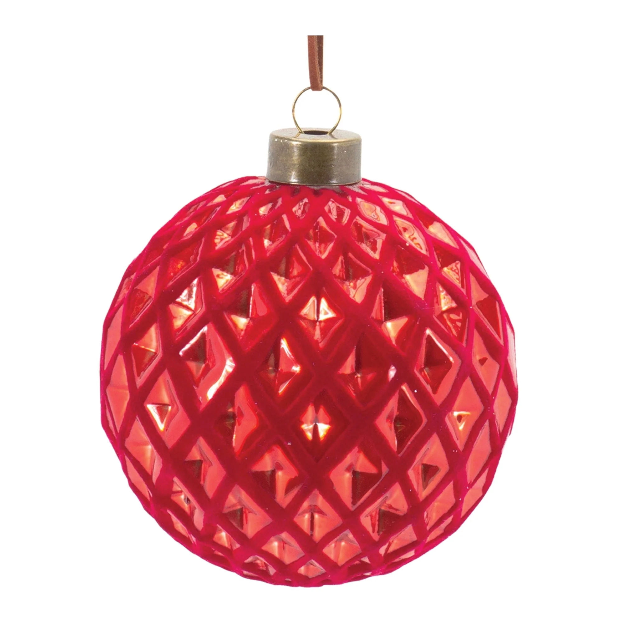 Harlequin Glass Ball Ornament (Set of 12) - Image 3