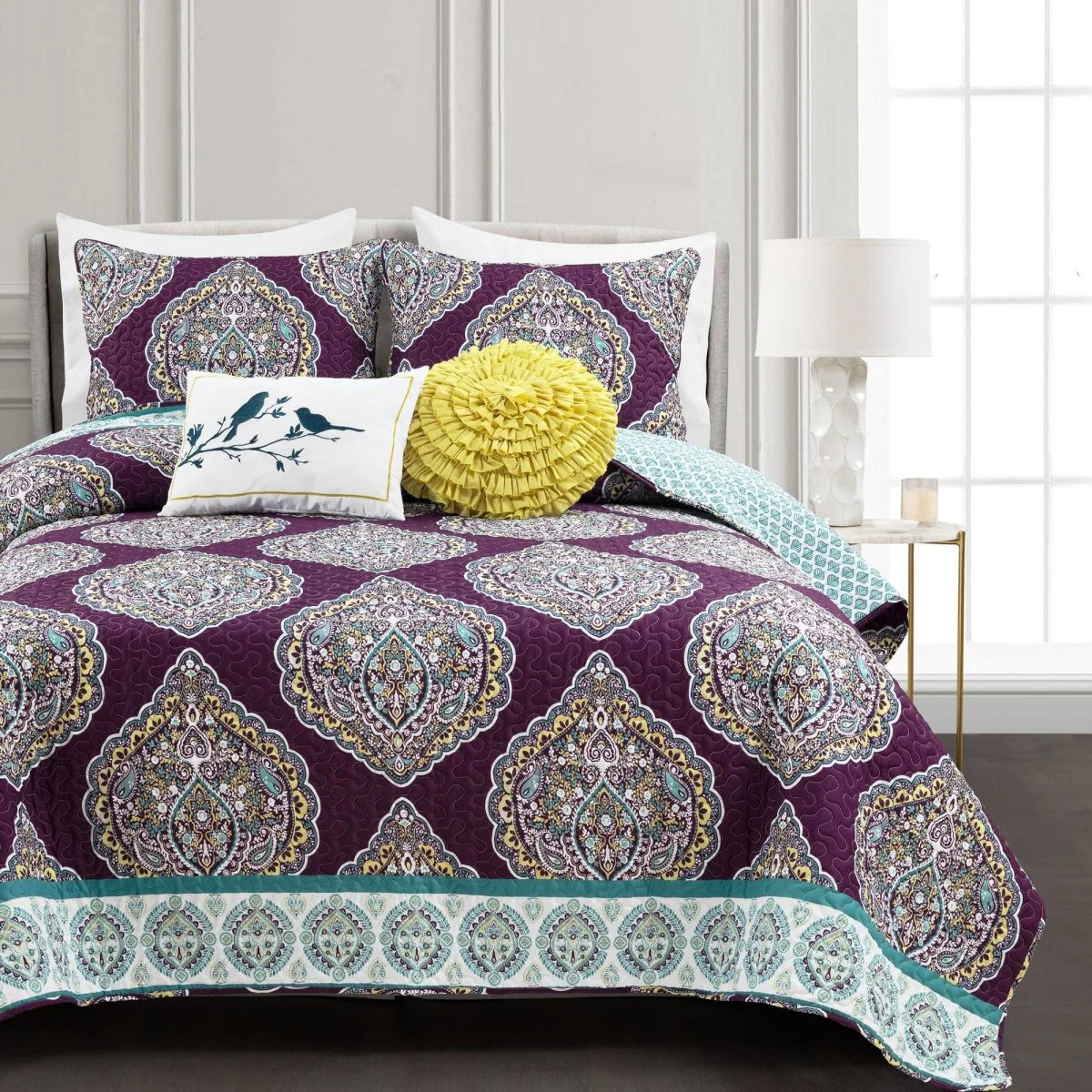 Harley 5 Piece Quilt Set - Image 4