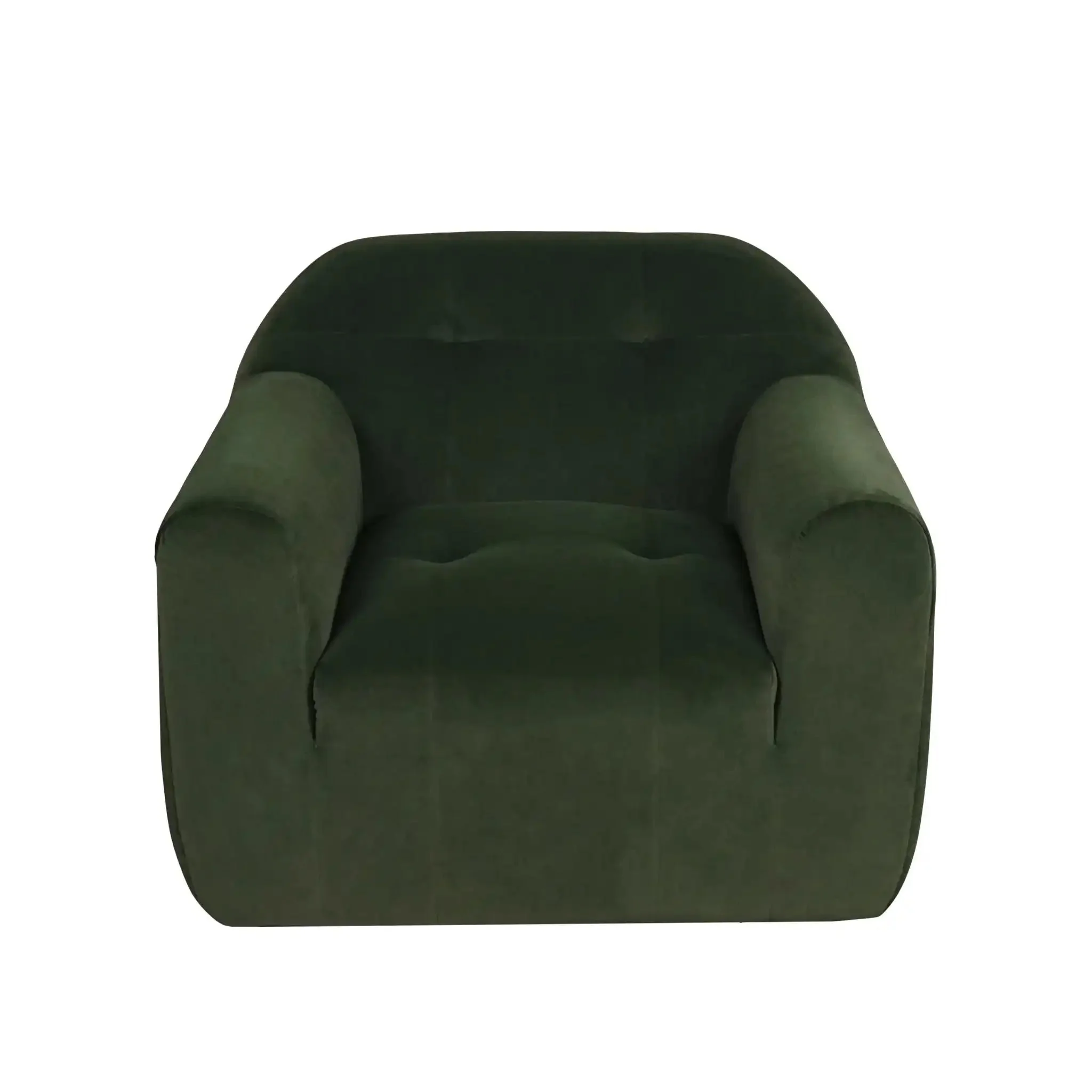 Harmonara - Boucle Upholstered Club Chair With Blind Tufting - Image 2