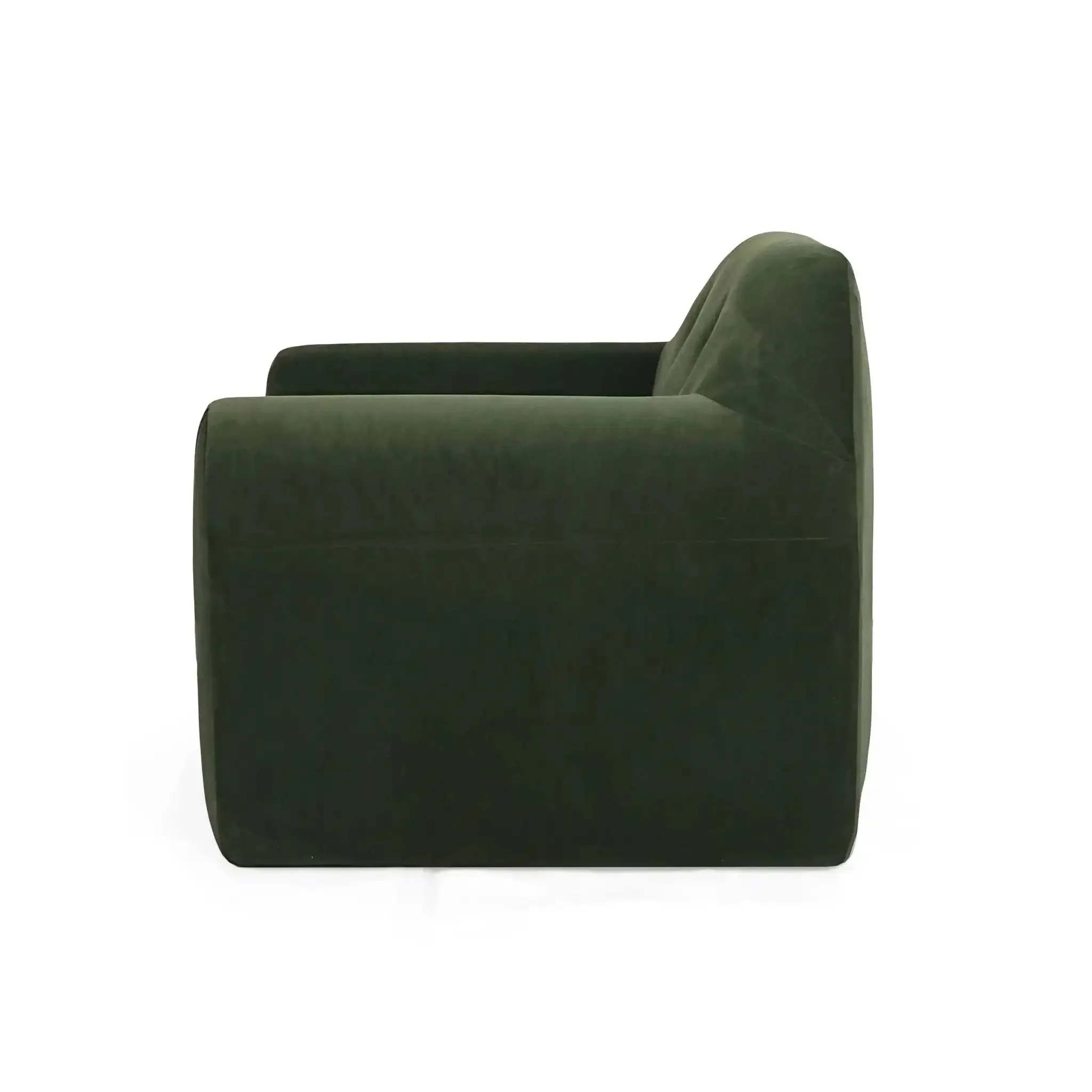 Harmonara - Boucle Upholstered Club Chair With Blind Tufting - Image 6