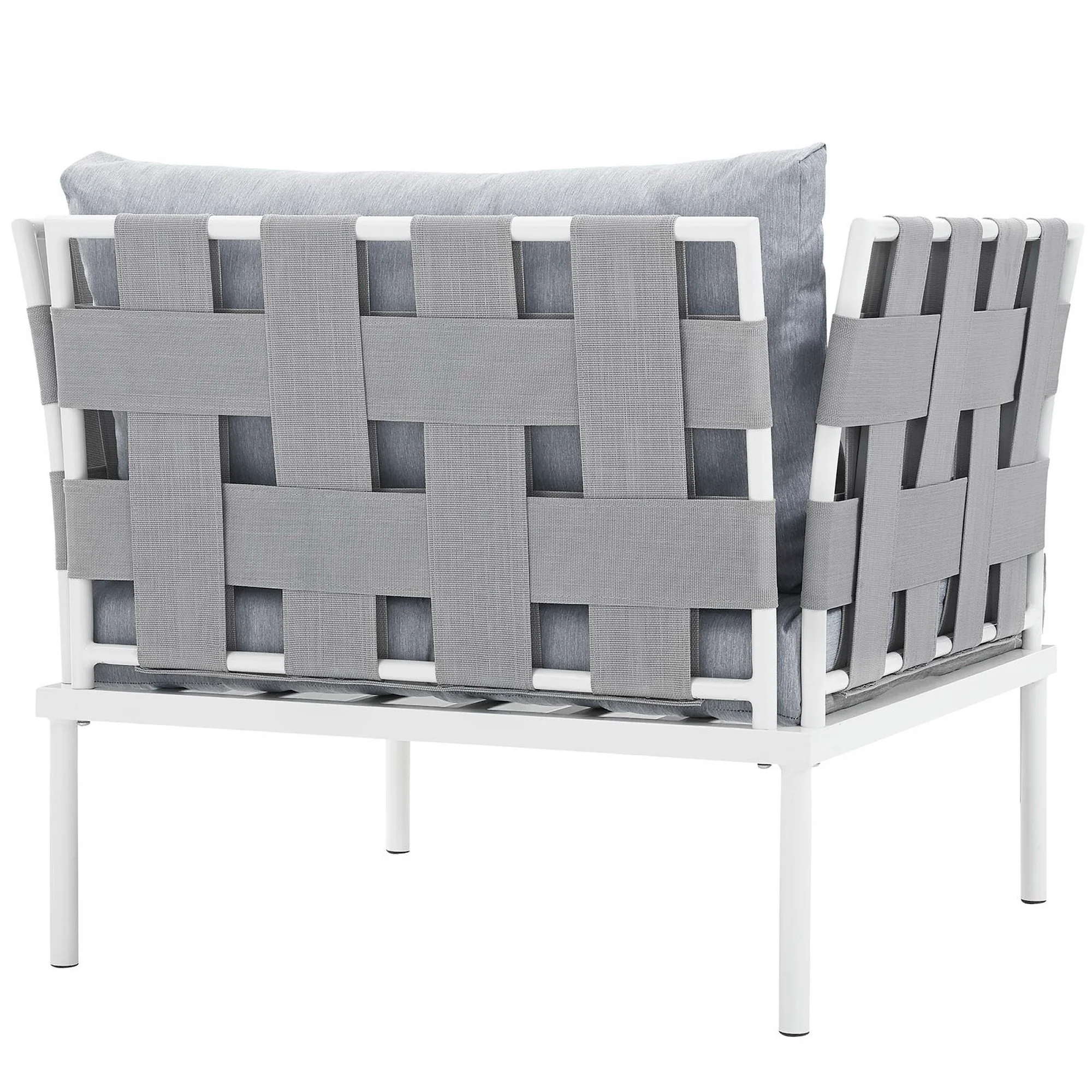 Harmony Outdoor Patio Aluminum Armchair by Modway - Image 3