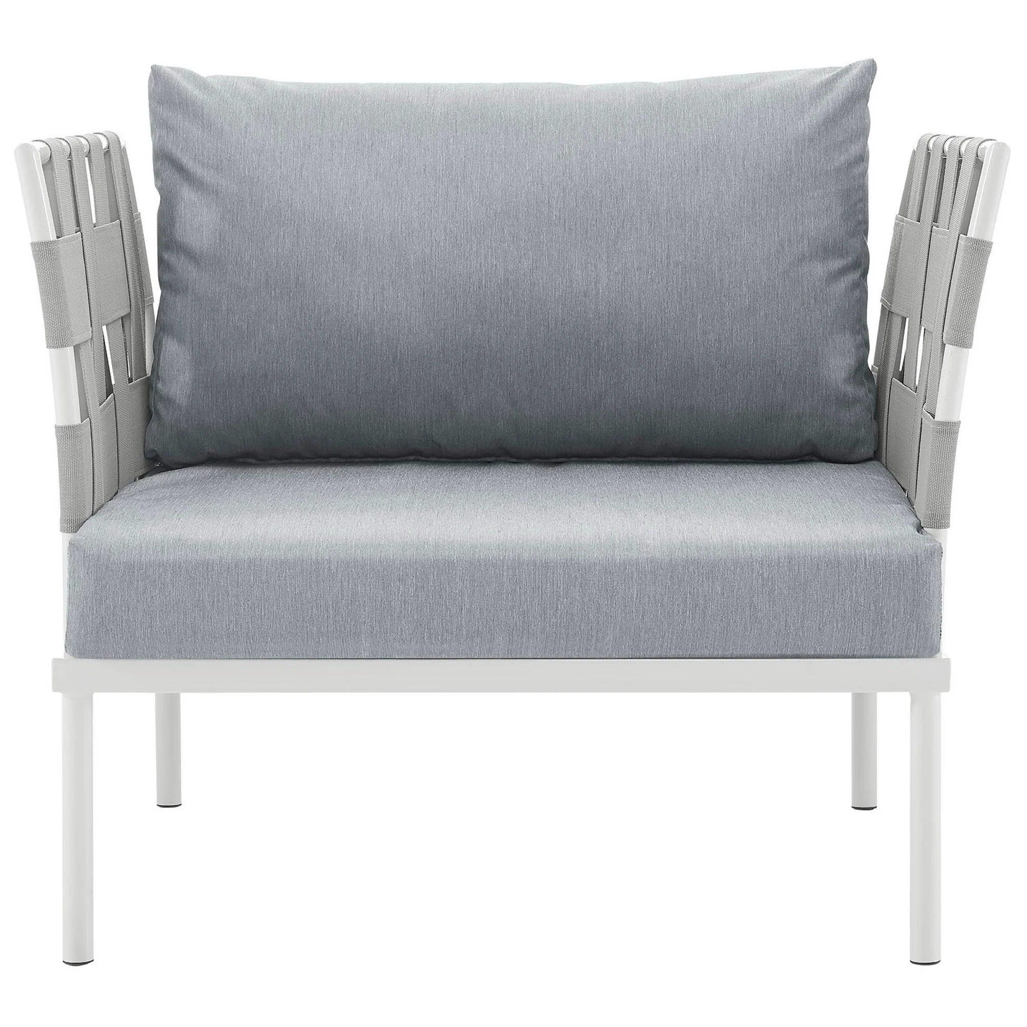 Harmony Outdoor Patio Aluminum Armchair by Modway - Image 4