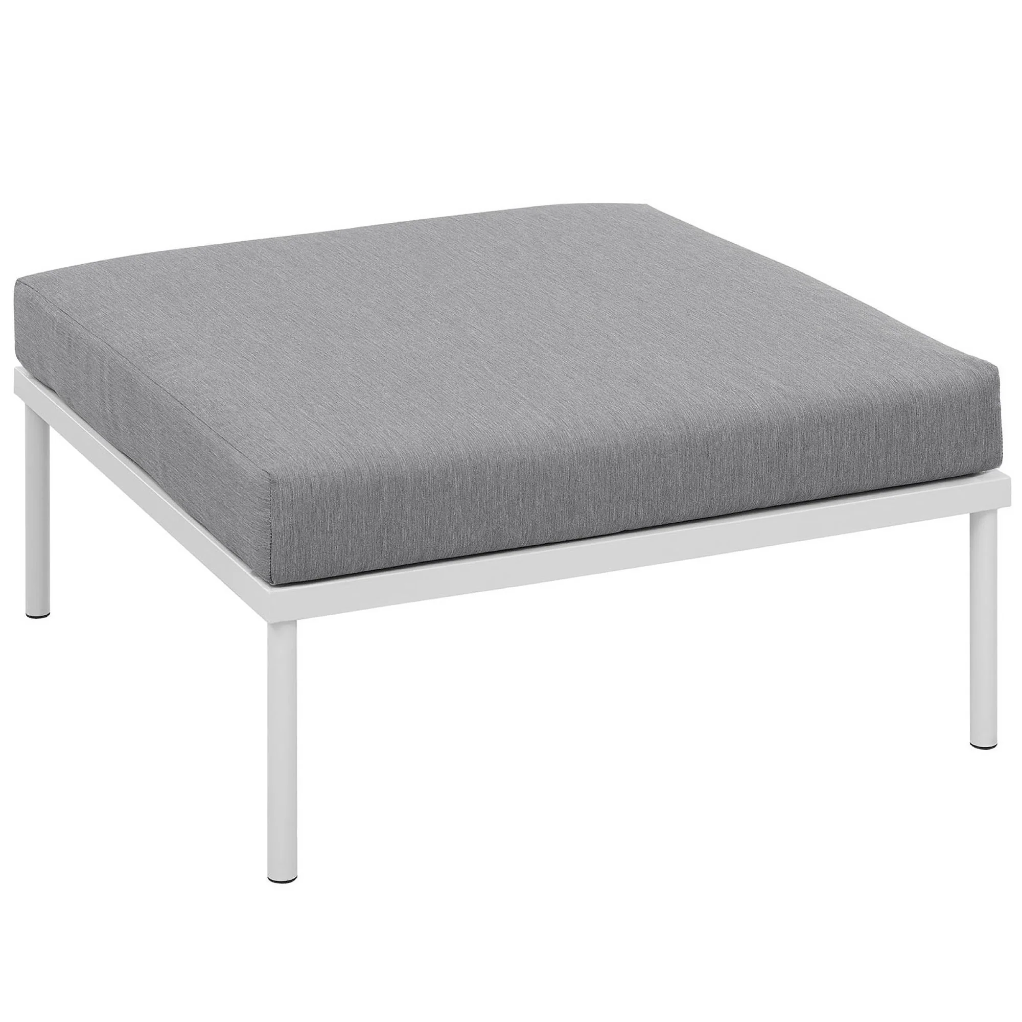 Harmony Outdoor Patio Aluminum Ottoman by Modway - Image 2