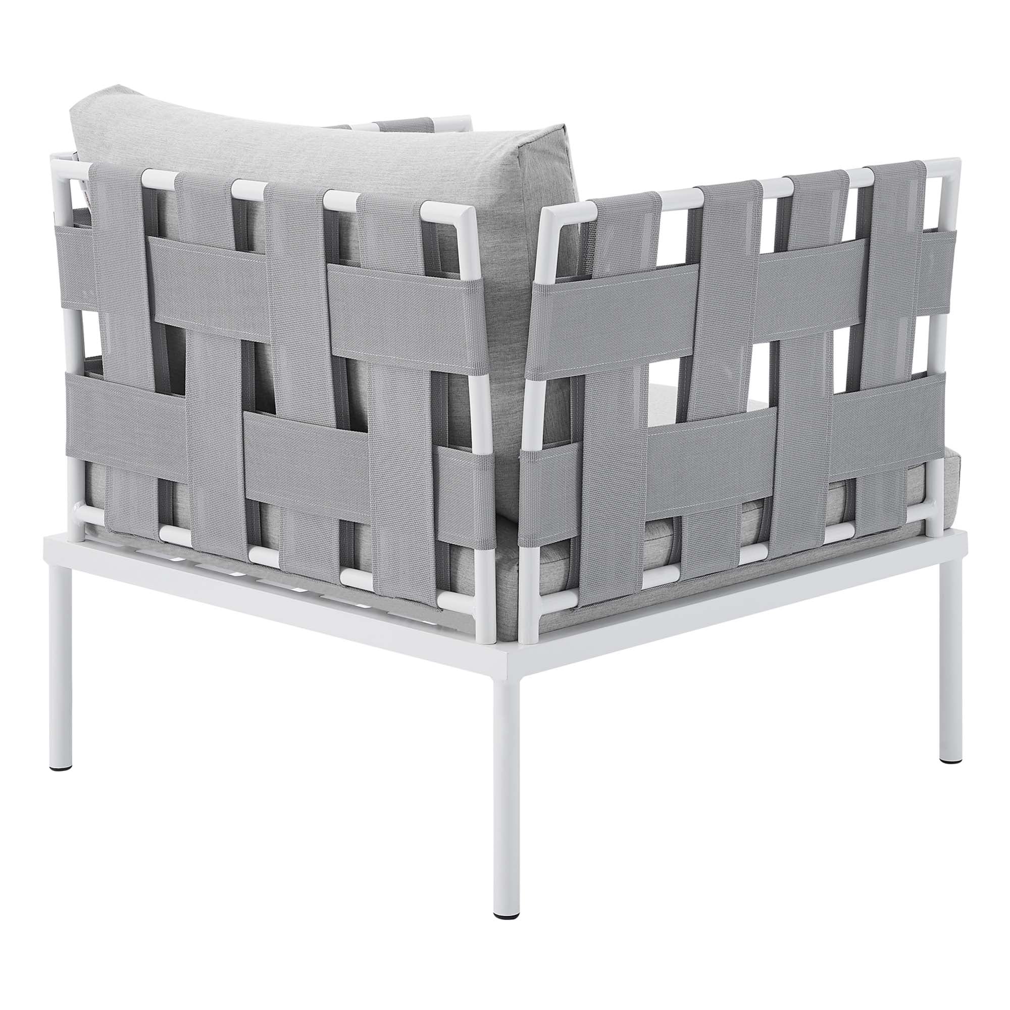 Harmony Sunbrella� Outdoor Patio Aluminum Armchair by Modway - Image 3