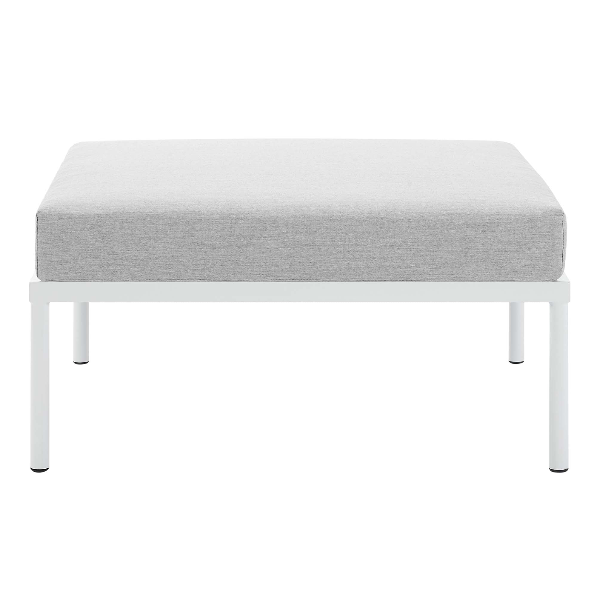 Harmony Sunbrella� Outdoor Patio Aluminum Ottoman by Modway - Image 3