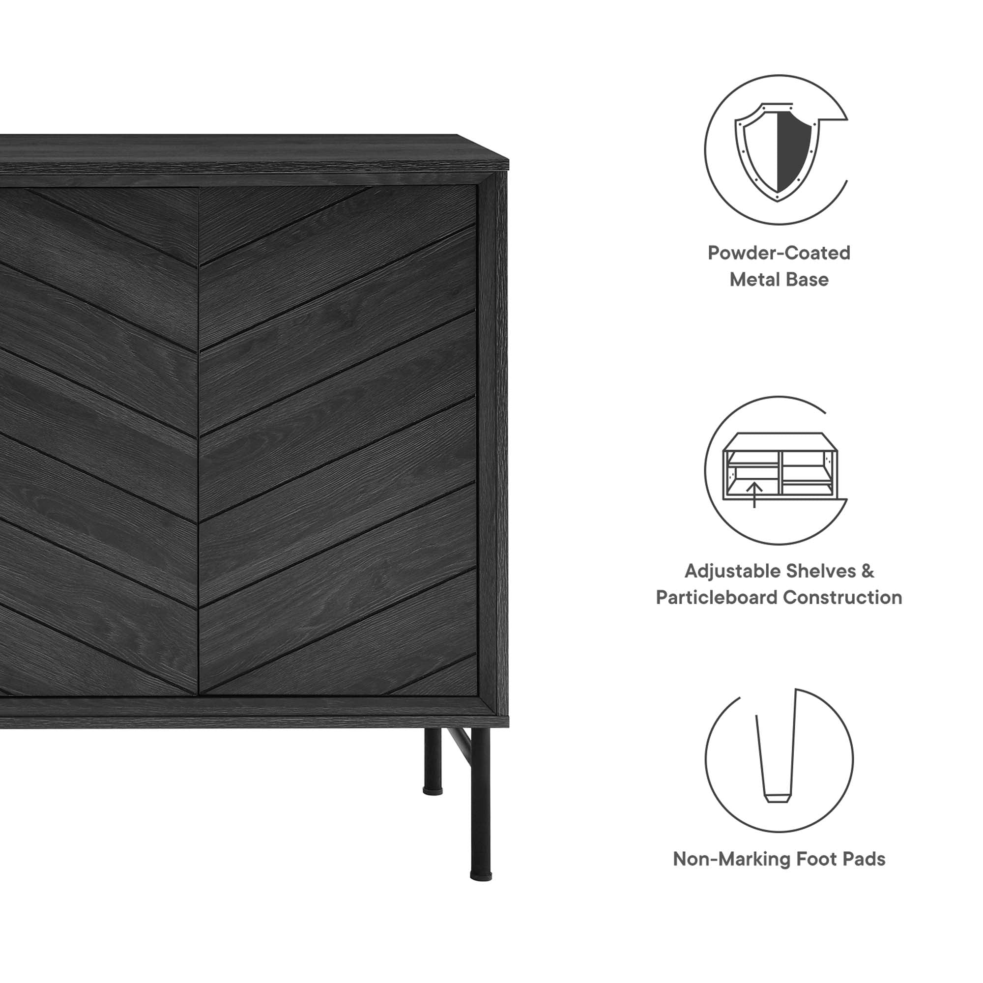 Harper Chevron Sideboard by Modway - Image 3