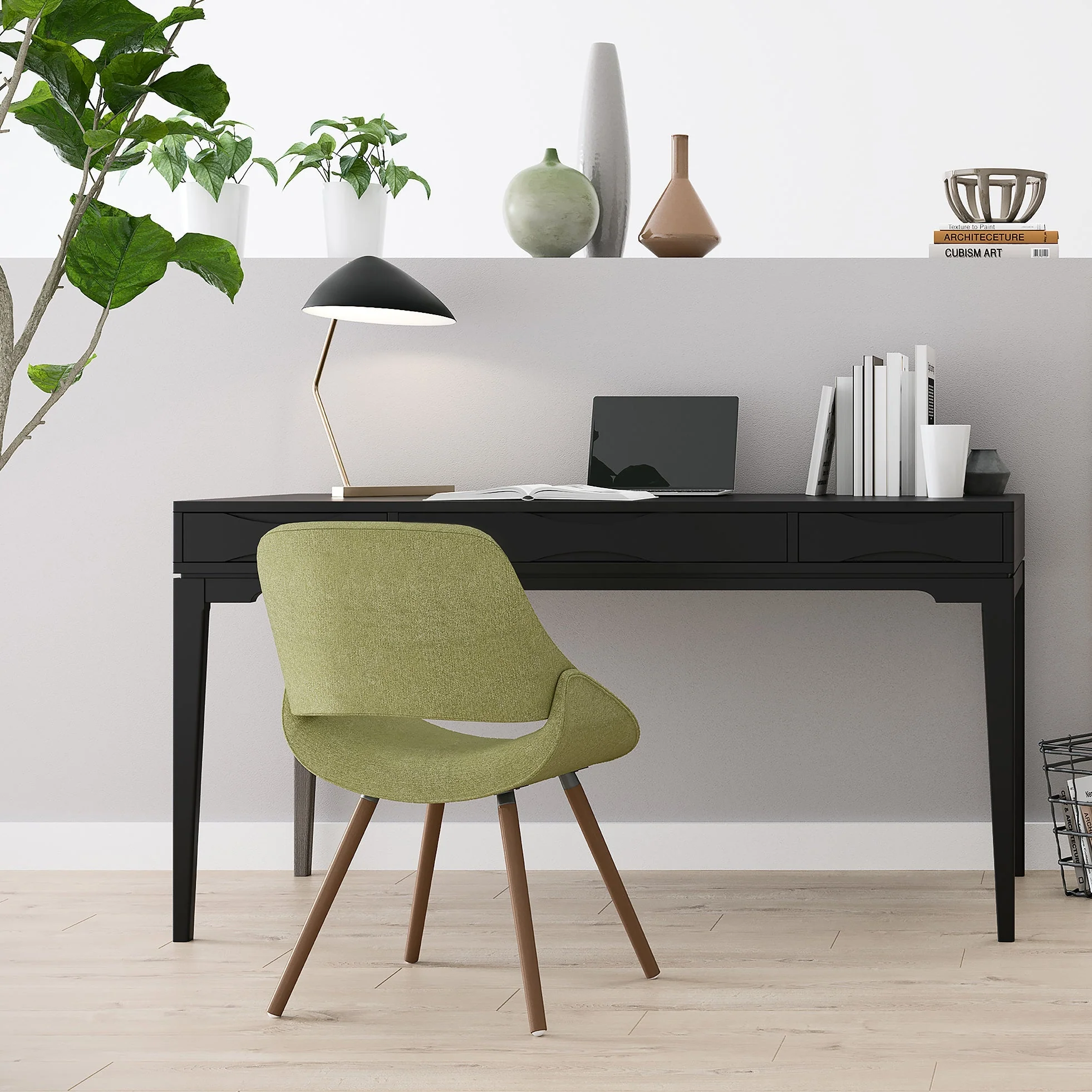 Harper Desk - Black - Image 7