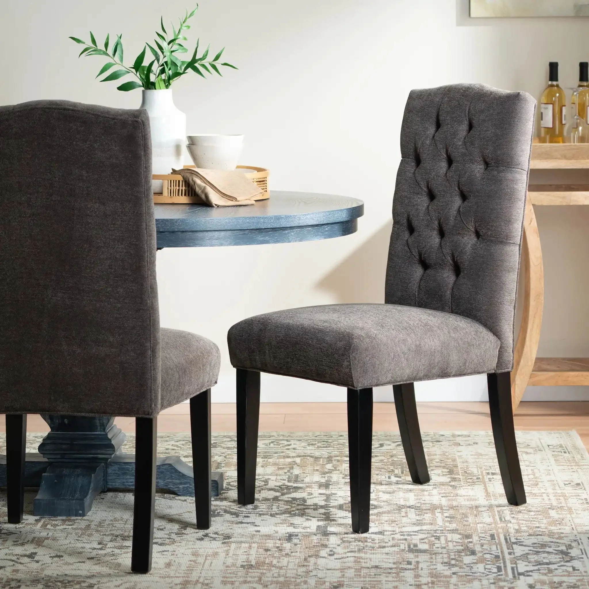 Harriet - Tufted Dining Chair With Button Tufting And Diamond Stitching - Image 6