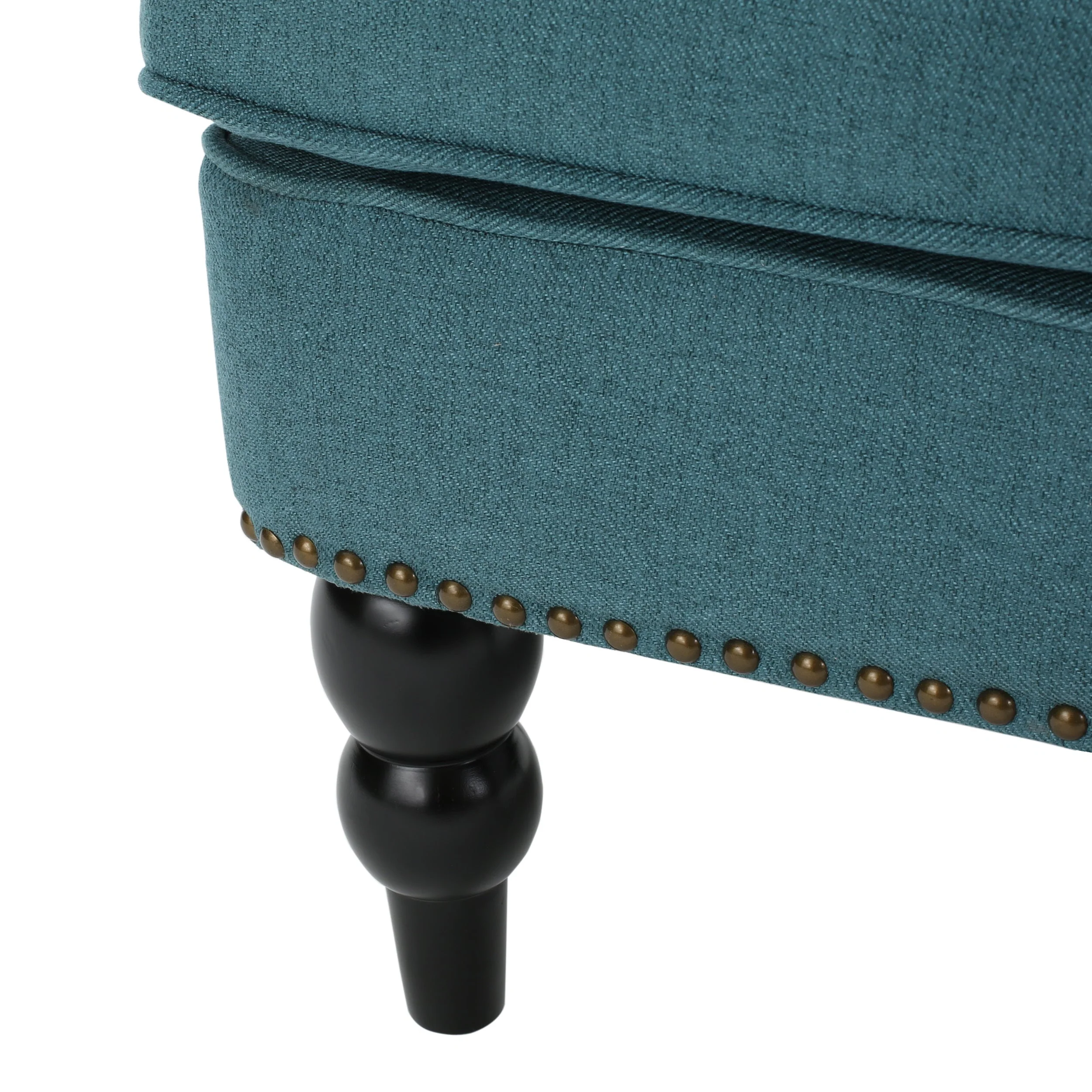 Harrison Tufted Club Chair with Plush Cushion and Studded Trim - Image 11