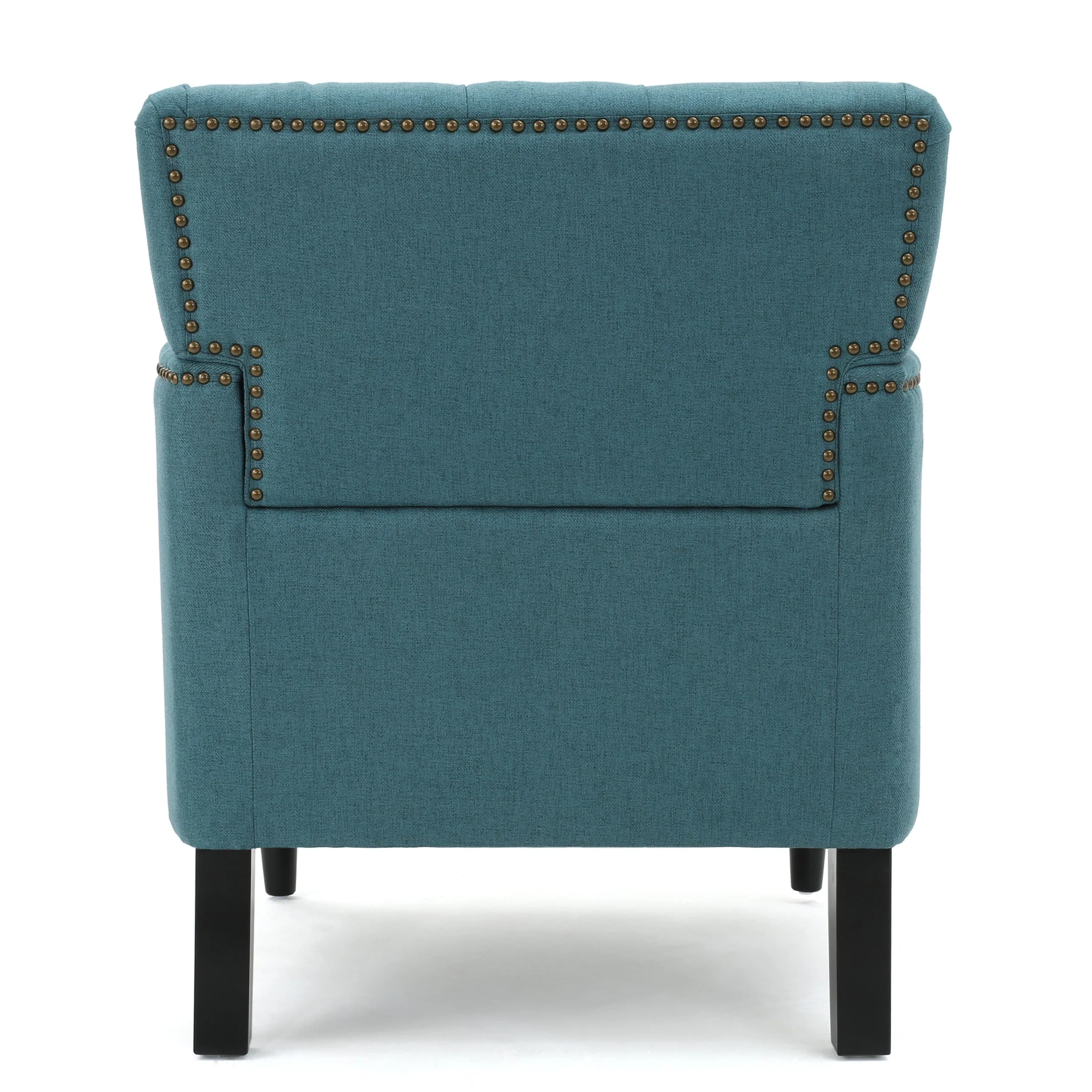 Harrison Tufted Club Chair with Plush Cushion and Studded Trim - Image 9
