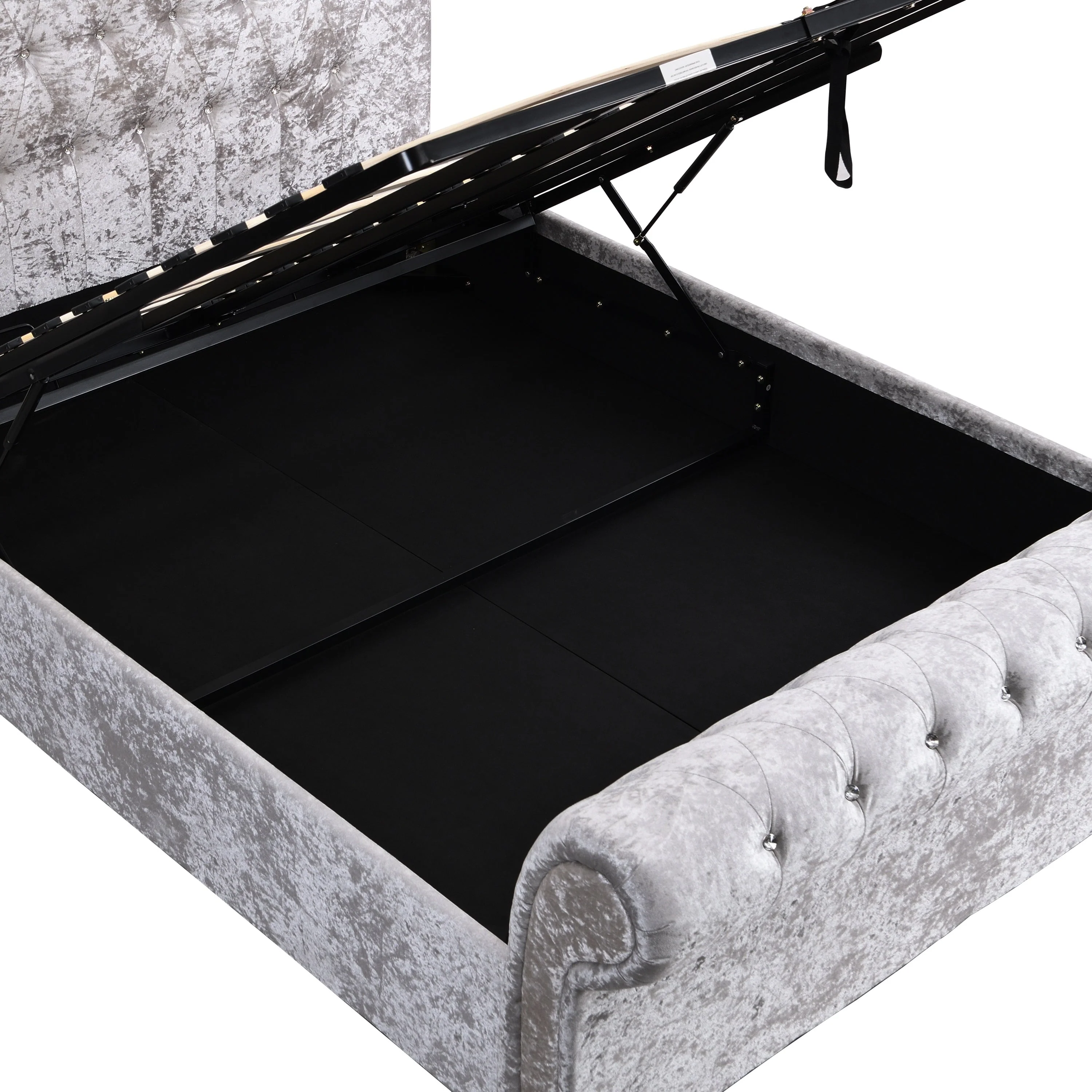 Hartfried Upholstered Queen Storage Bed with Hydraulic Lift - Image 10