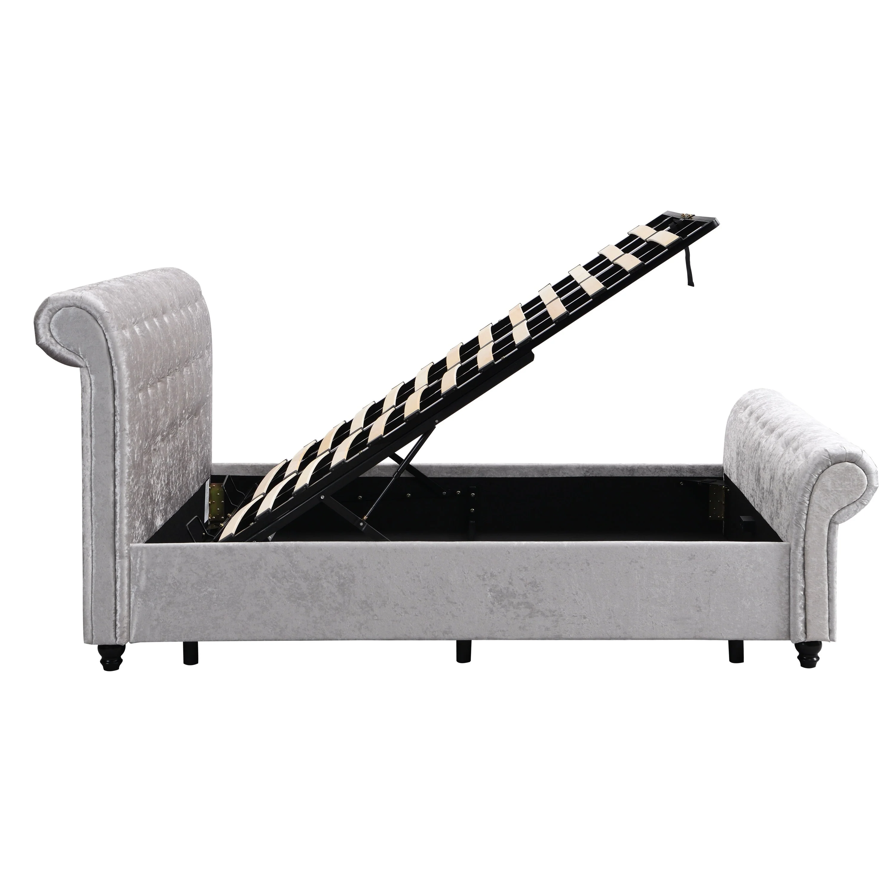 Hartfried Upholstered Queen Storage Bed with Hydraulic Lift - Image 9