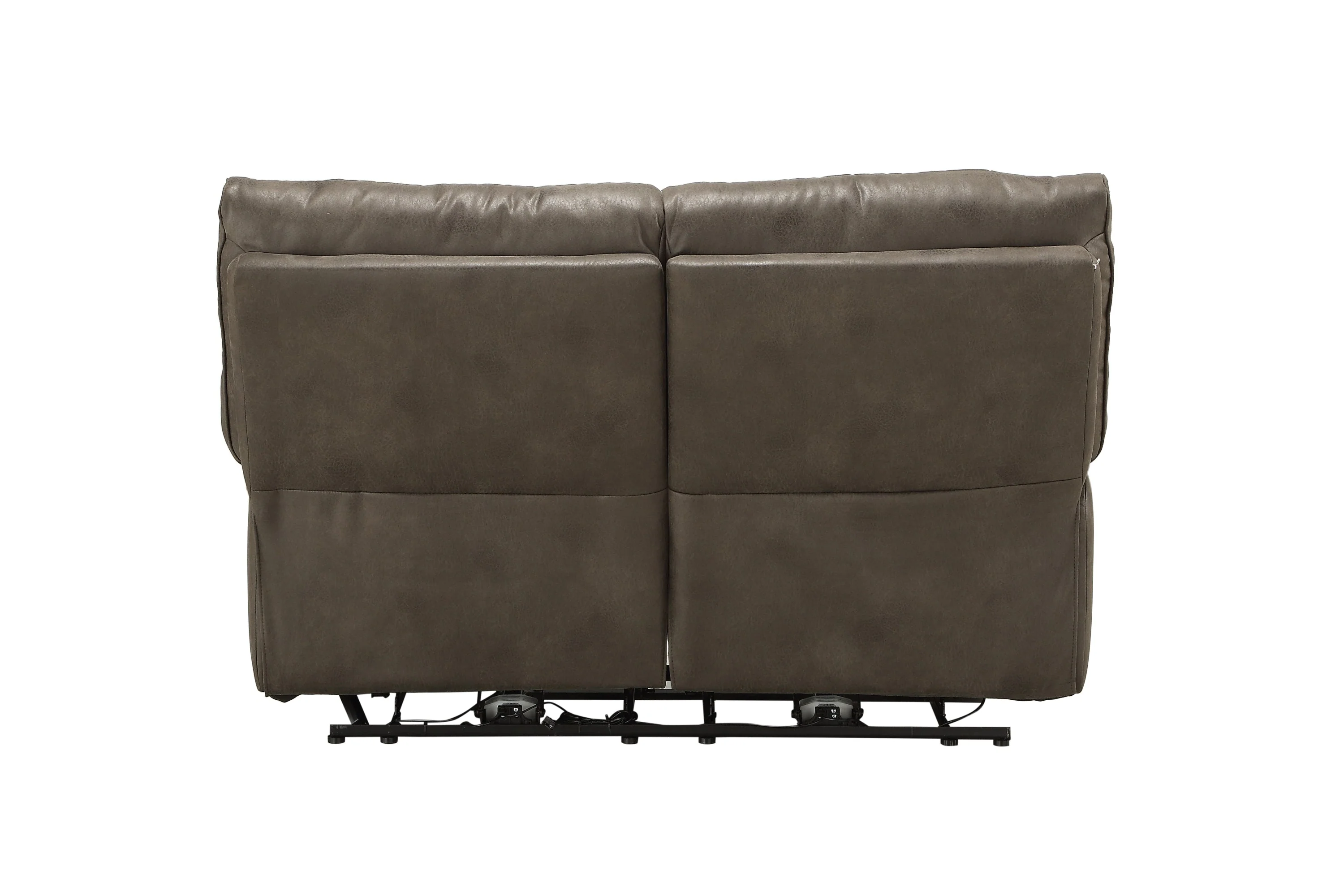 Harumi Gray Fabric Power Motion Loveseat With USB - Image 5