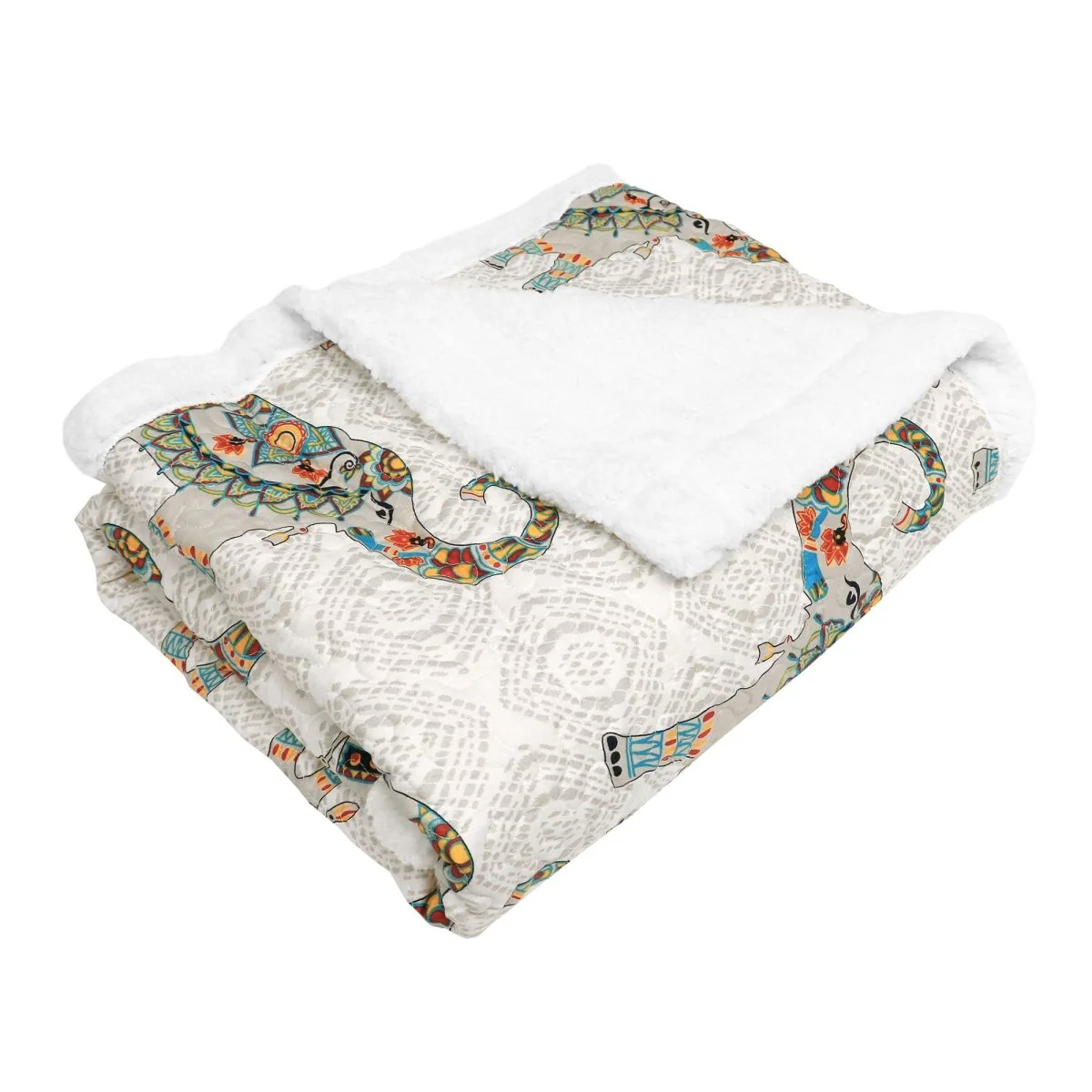 Hati Elephants Throw Sherpa - Image 11