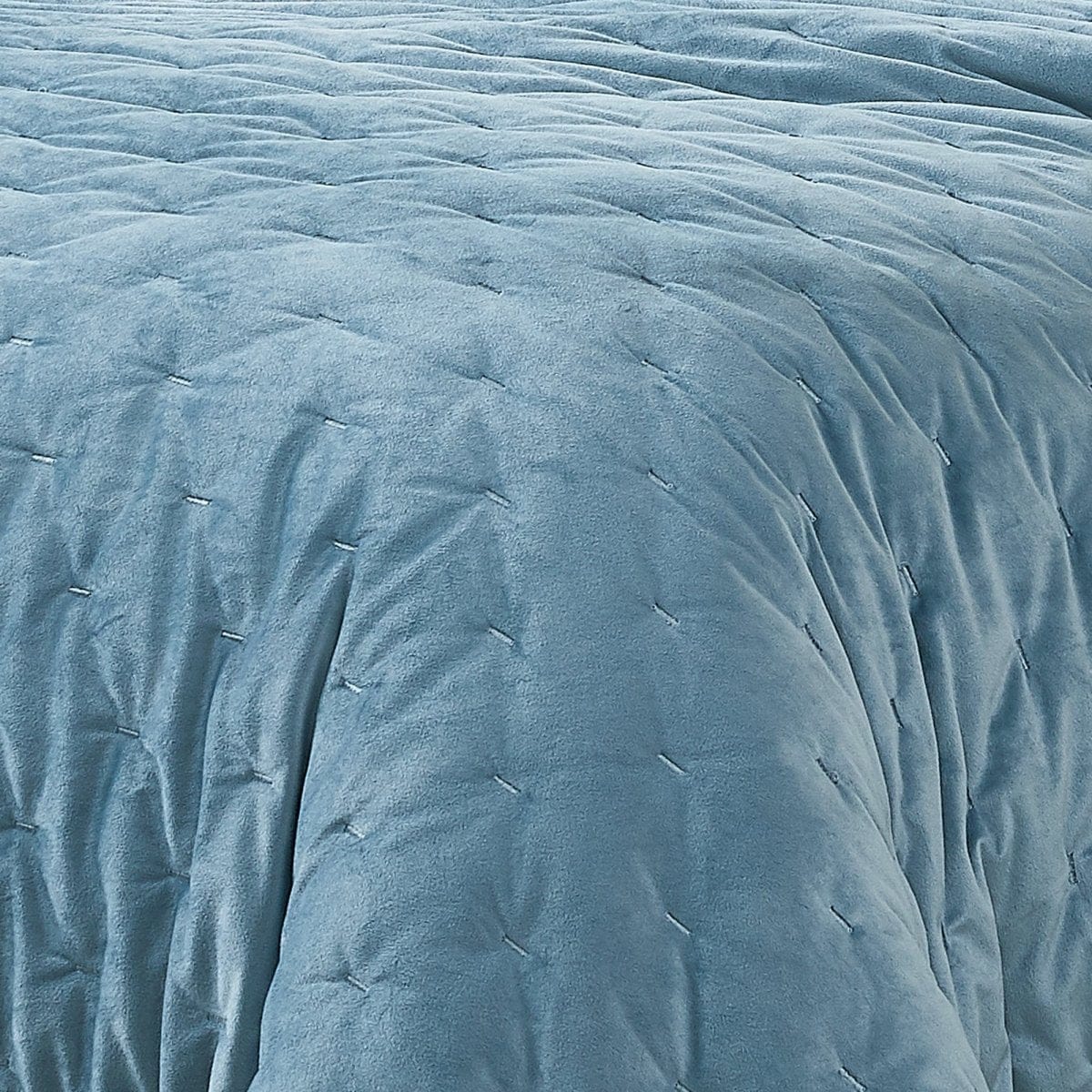 Haven Velvet Embroidered Stitch Cozy Super Soft Quilt 3 Piece Set - Image 15
