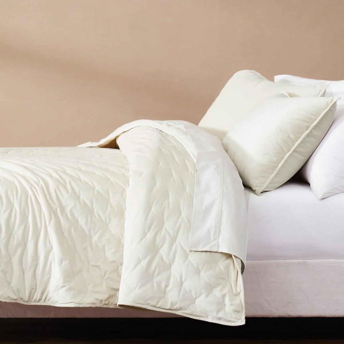 Haven Velvet Embroidered Stitch Cozy Super Soft Quilt 3 Piece Set - Image 4