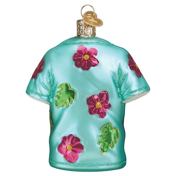 Hawaiian Shirt Christmas Ornament - Image 3