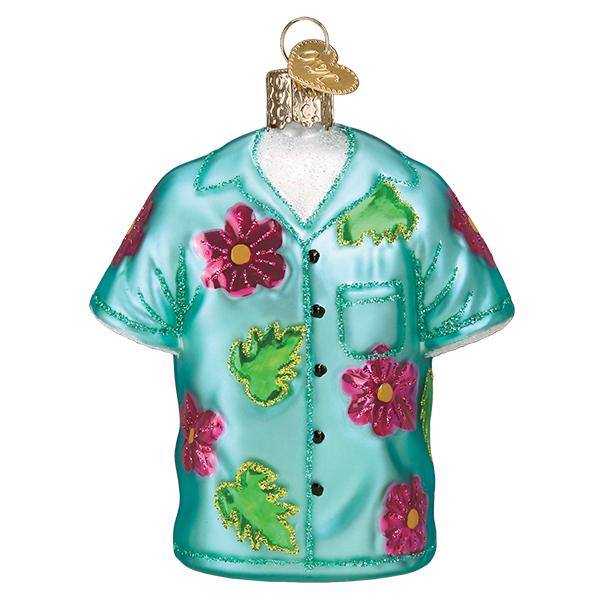 Hawaiian Shirt Christmas Ornament - Image 5