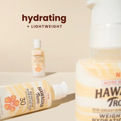 Hawaiian Tropic Silk Hydration Weightless Face Sunscreen SPF 30 1.7oz - Image 3