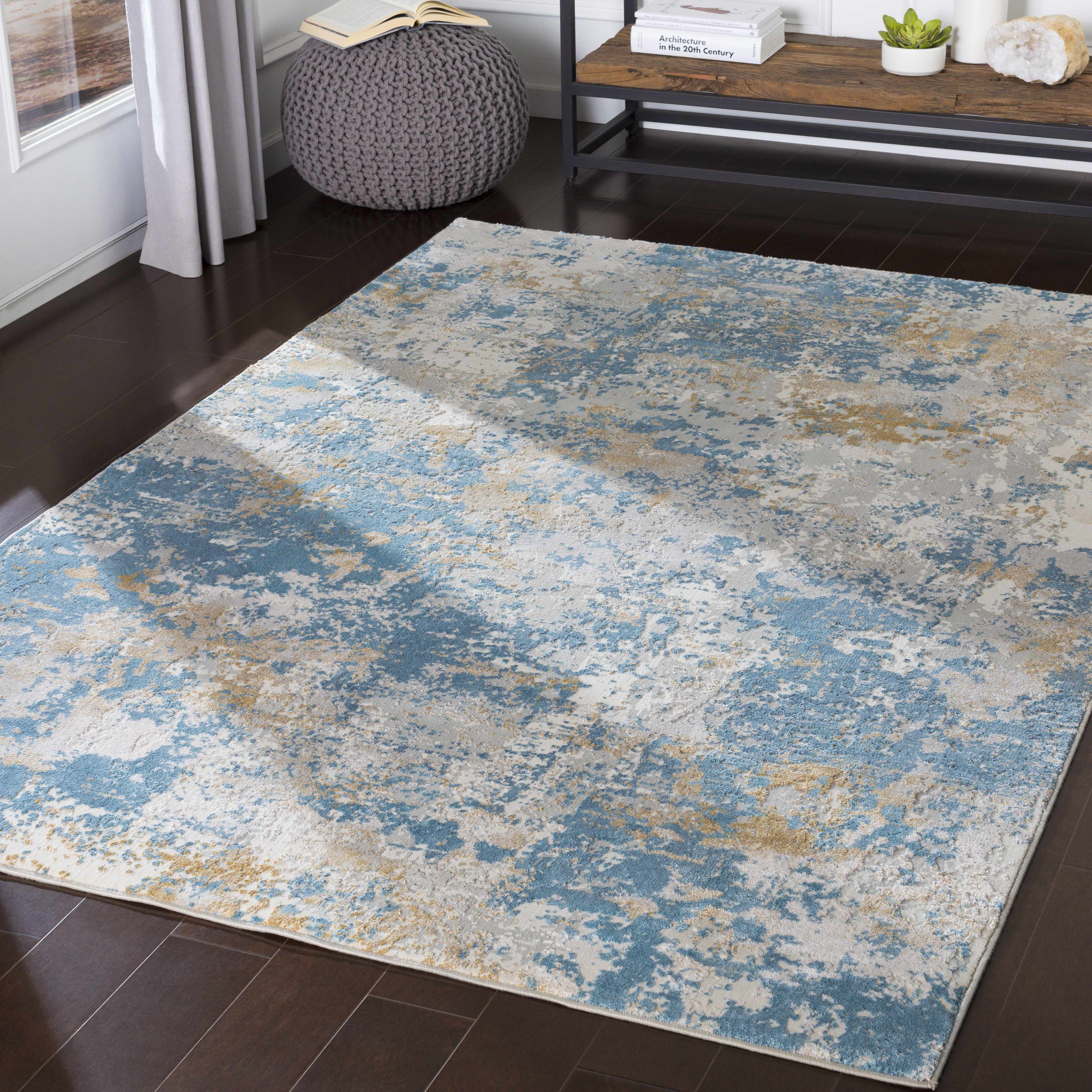 Hawes Faux Silk Rug - Clearance - Image 2