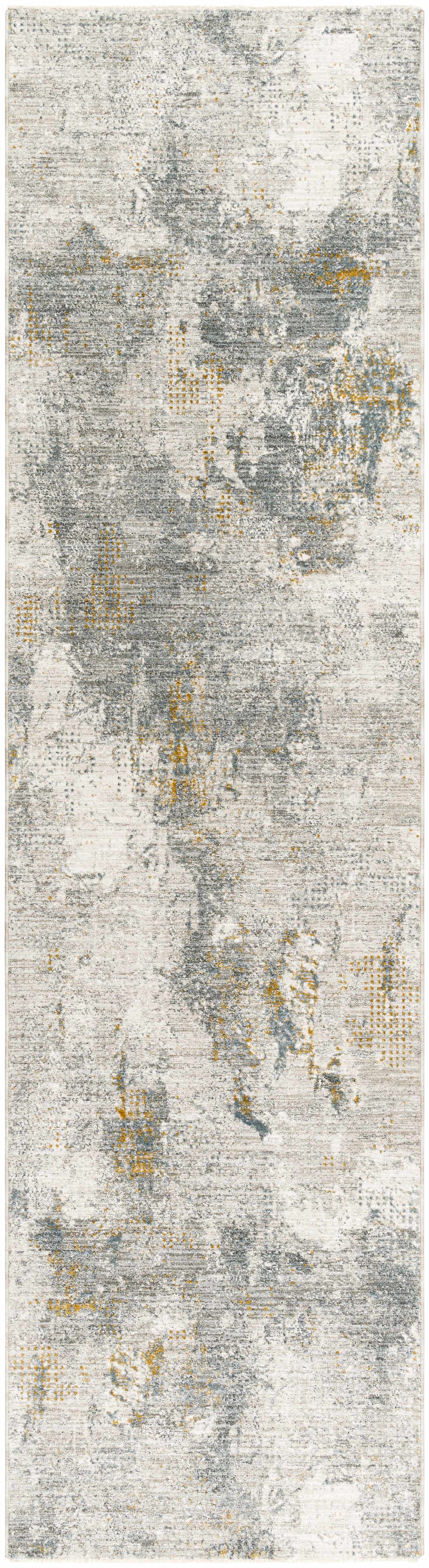 Haydn Rock Pattern Rug with Fringes - Image 3