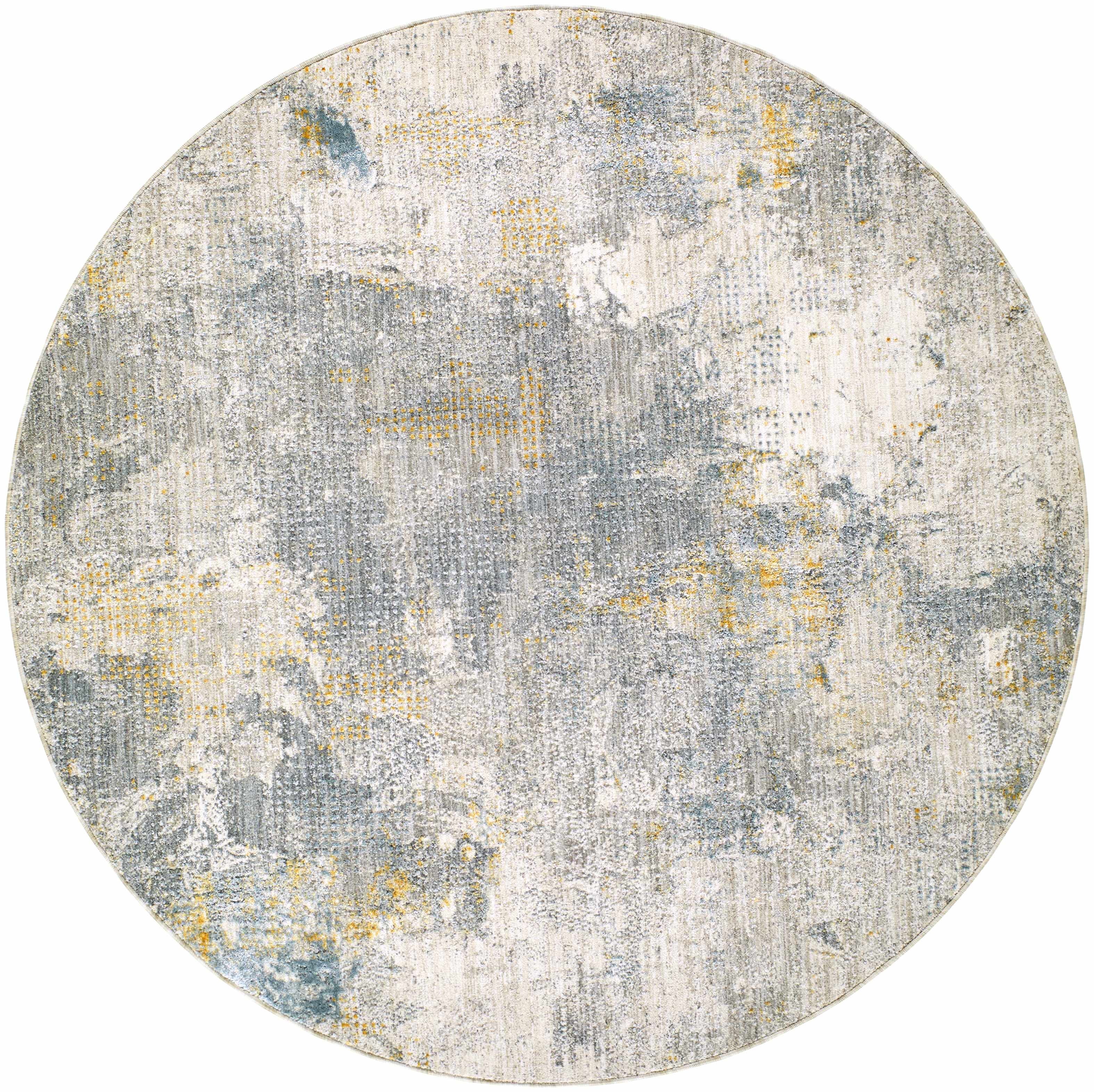 Haydn Rock Pattern Rug with Fringes - Image 6