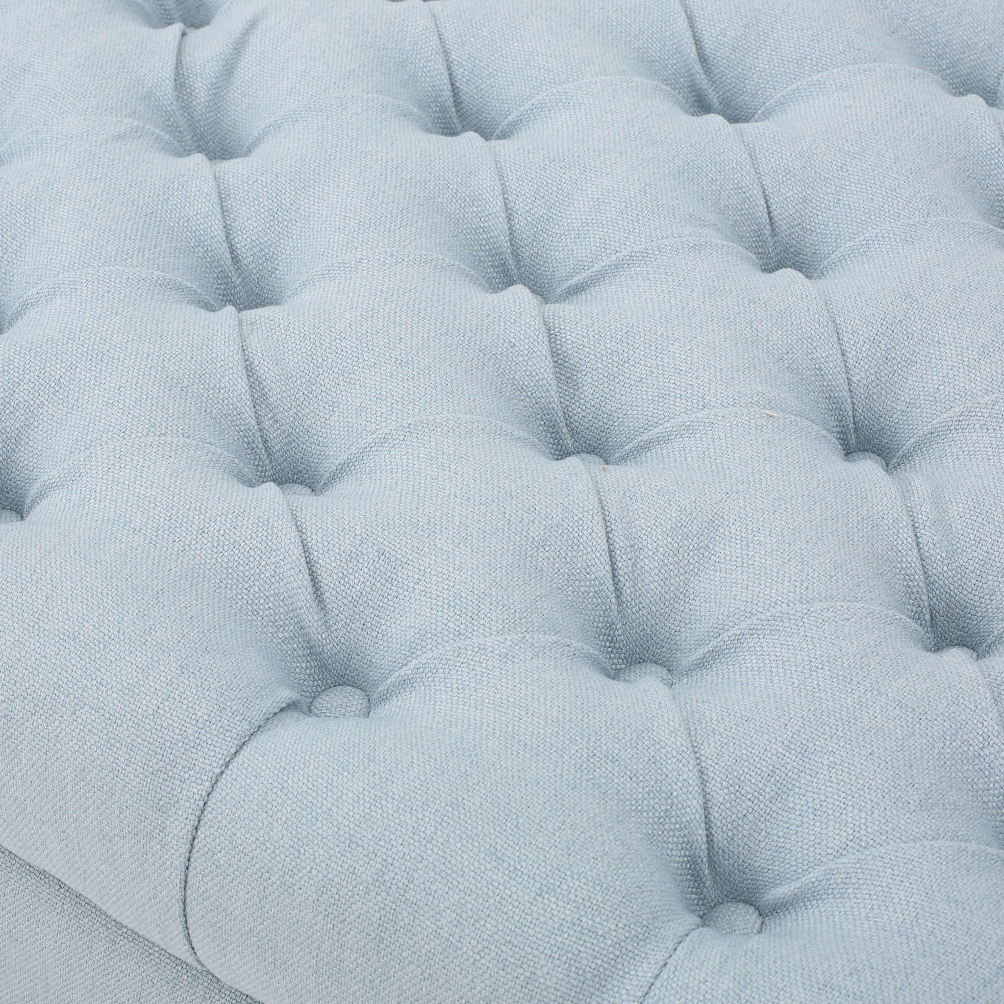 Hayes - Contemporary Armed Storage Bench With Rolled Arms And Button Tufting - Image 6