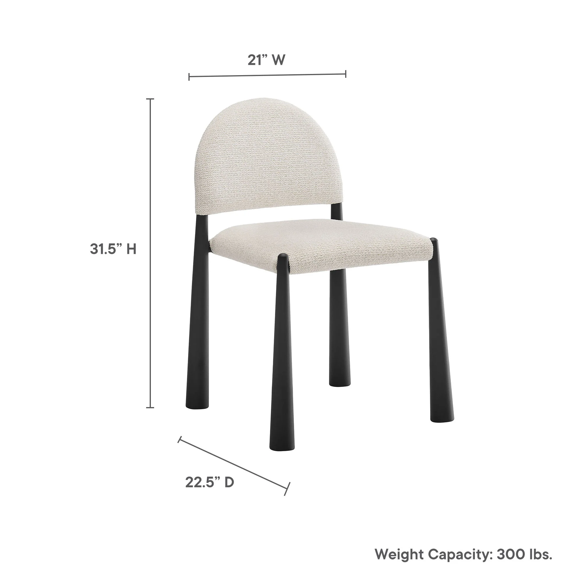 Hayley Upholstered Fabric Dining Side Chair by Modway - Image 22
