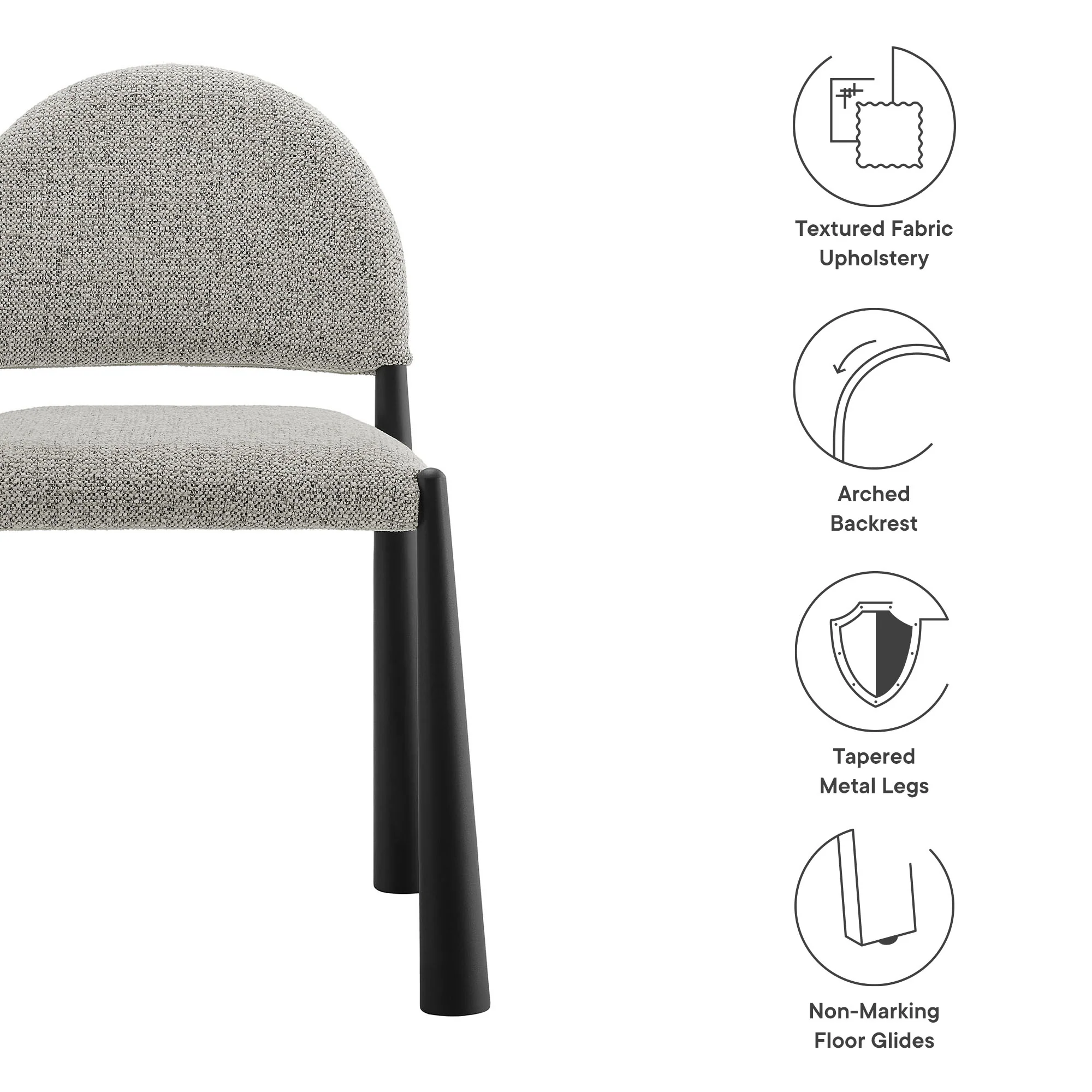 Hayley Upholstered Fabric Dining Side Chair by Modway - Image 24