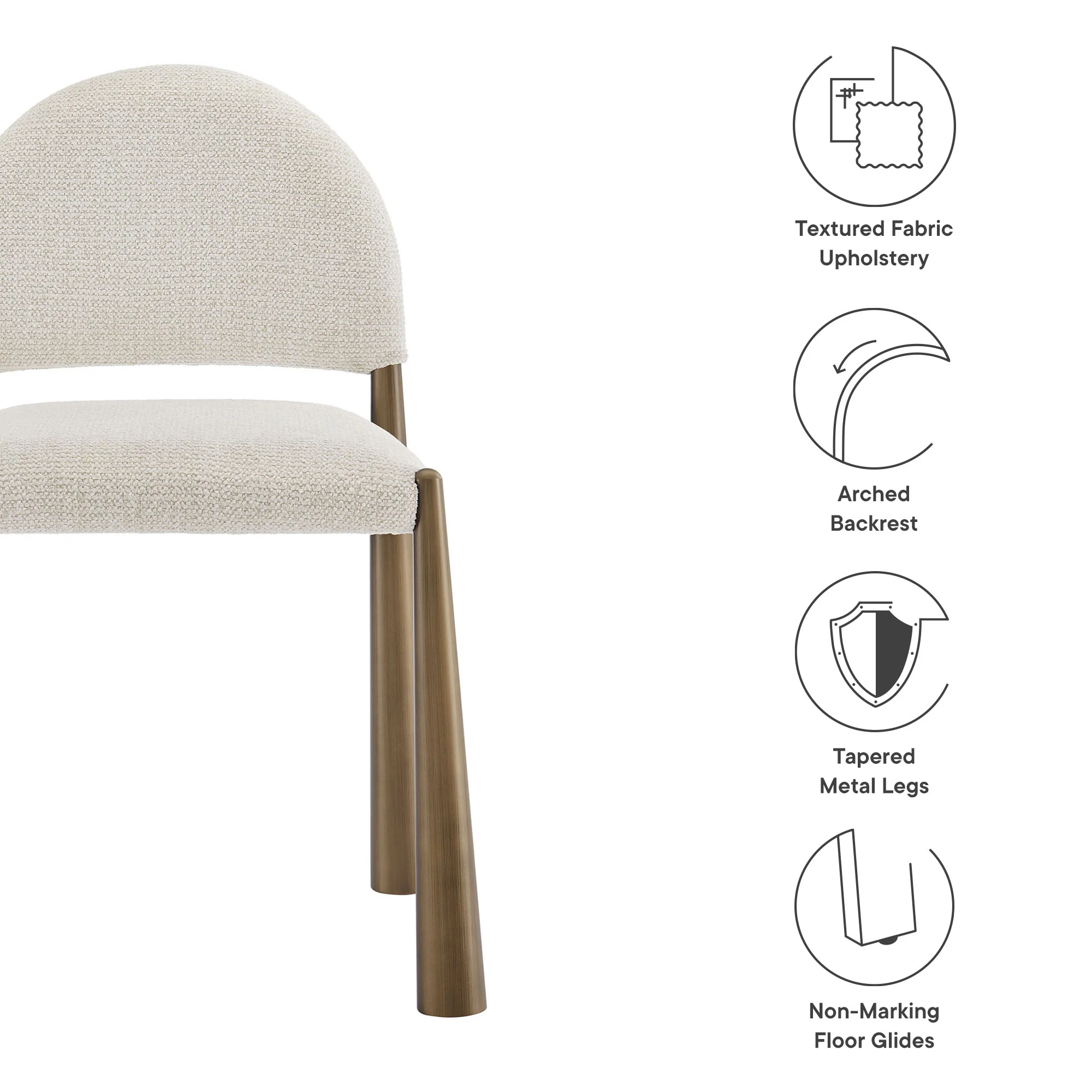 Hayley Upholstered Fabric Dining Side Chair by Modway - Image 27