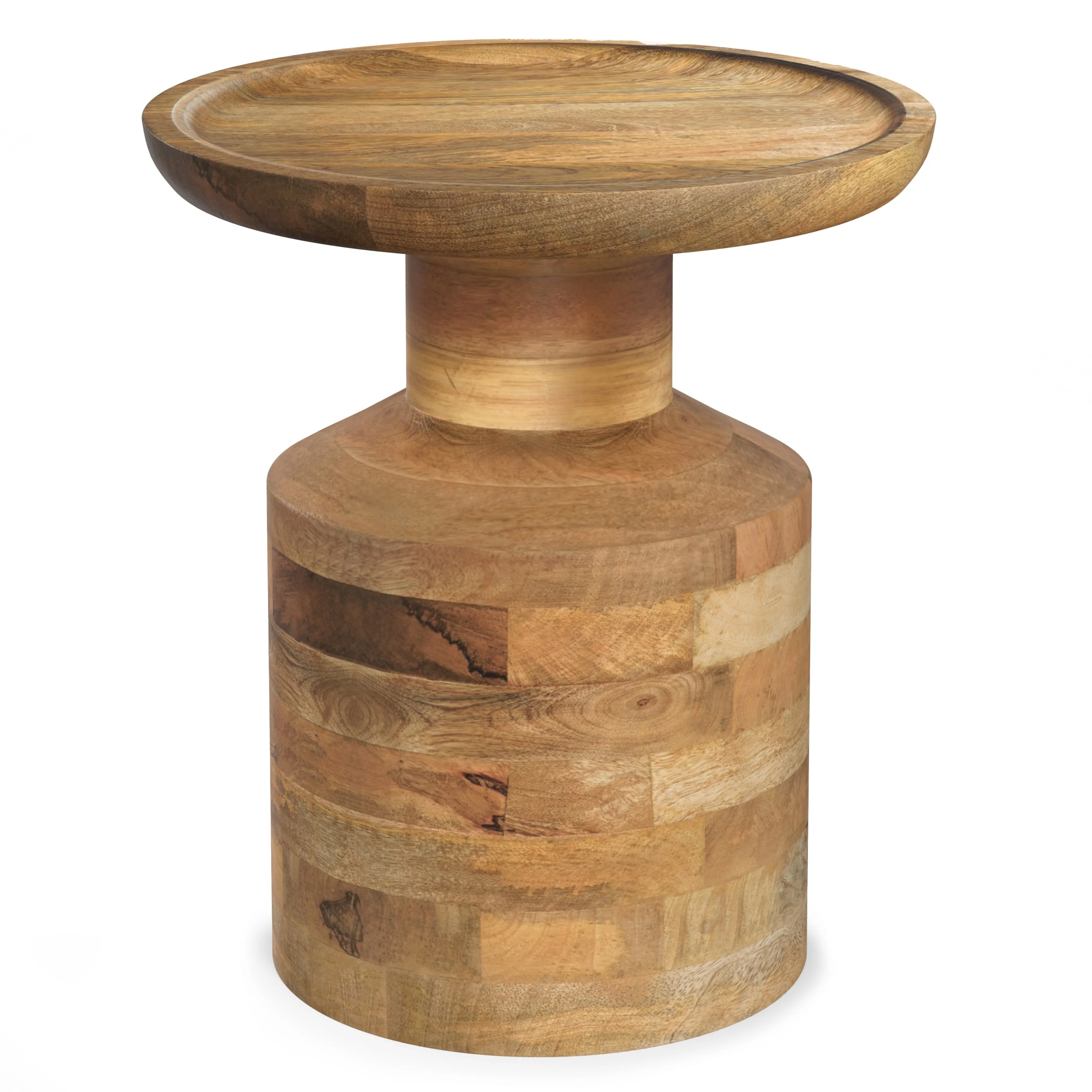 Haynes Solid Mango Accent Table in Natural - Image 3
