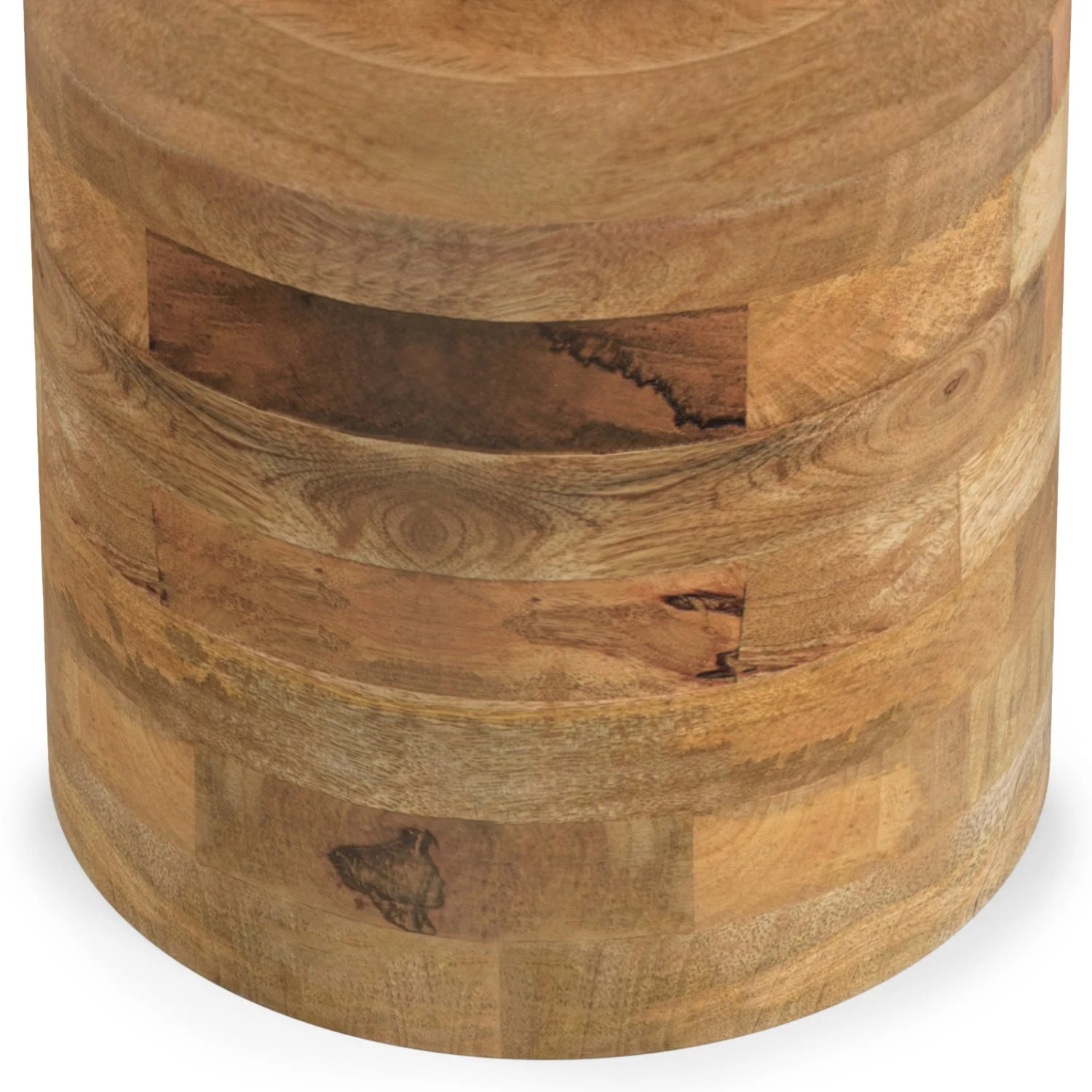 Haynes Solid Mango Accent Table in Natural - Image 5