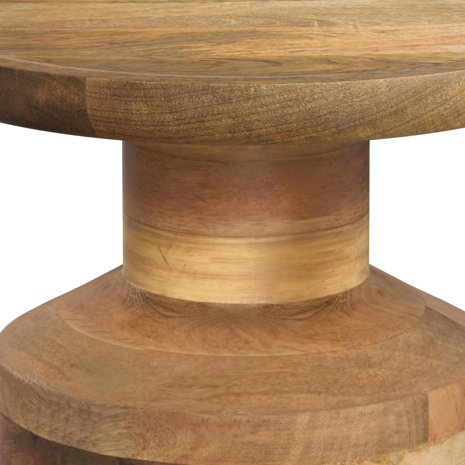 Haynes Solid Mango Accent Table in Natural - Image 6